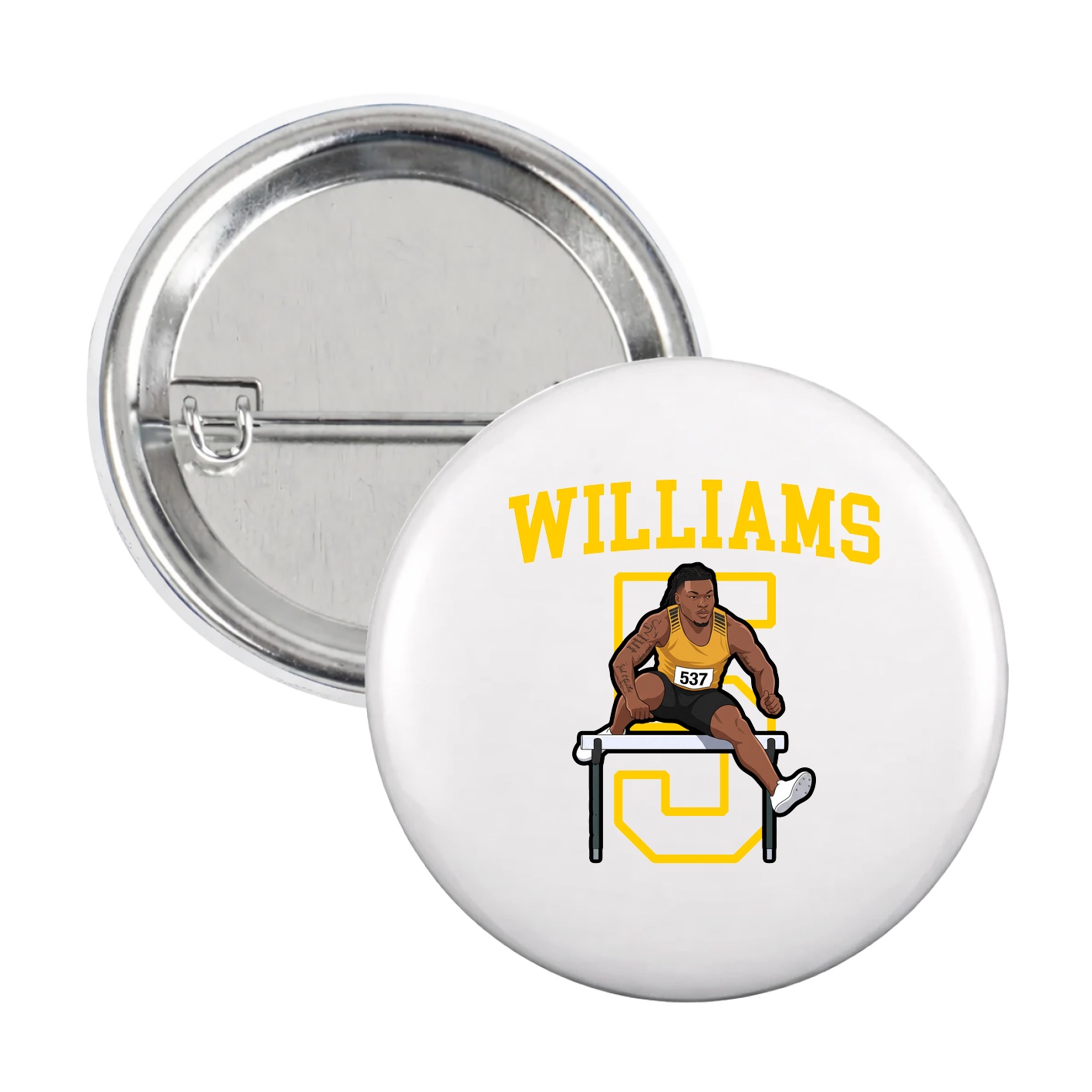 Game Day Button — Shirsey in White