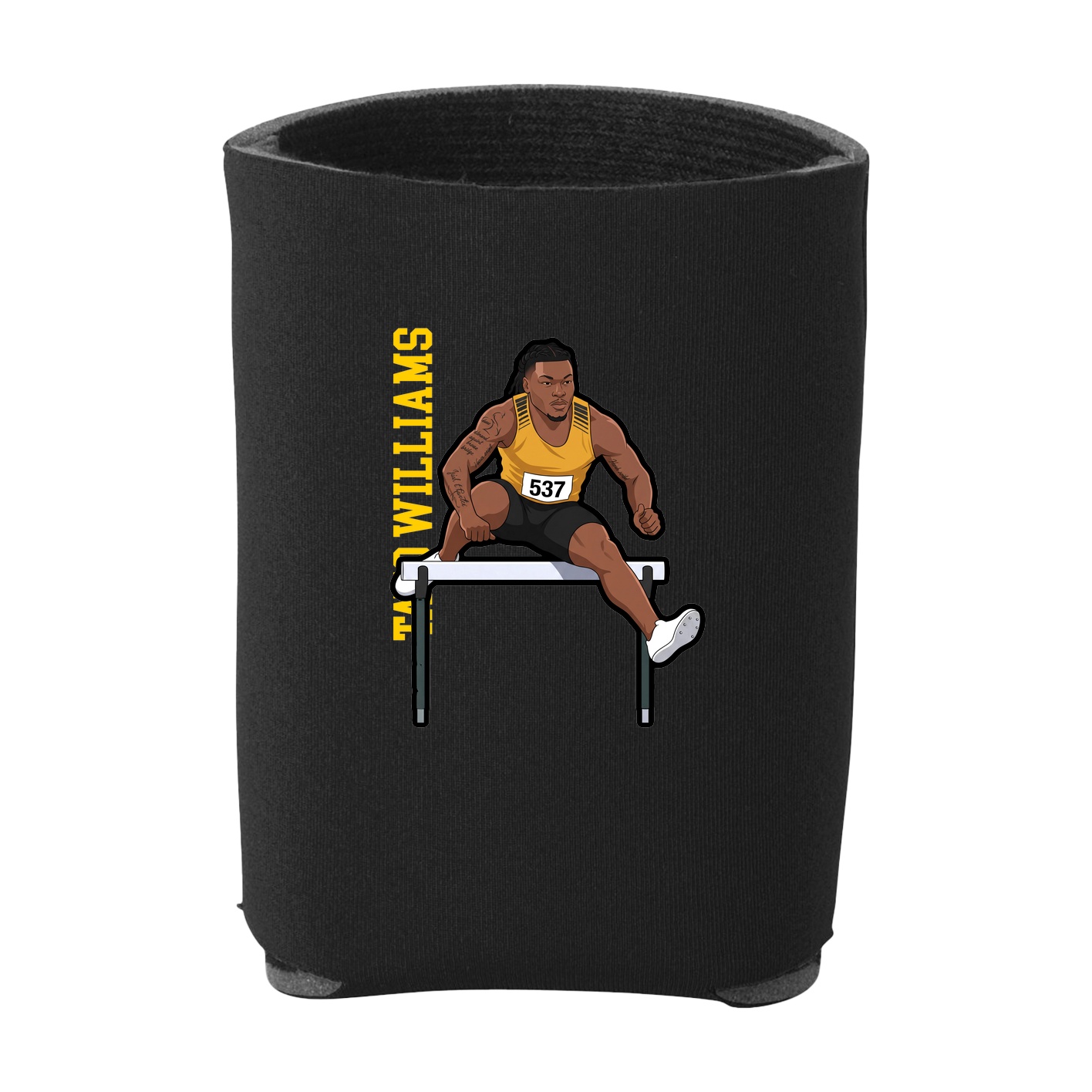 Can Holder — Name Vertical in Black