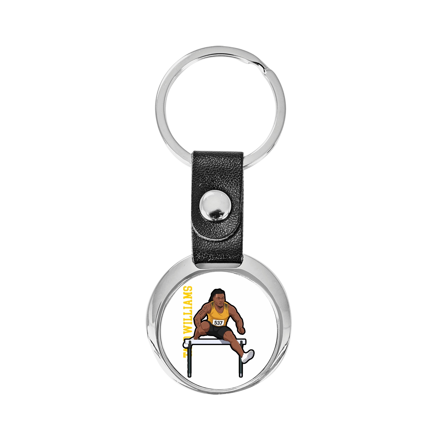 Key Chain — Name Vertical in Classic