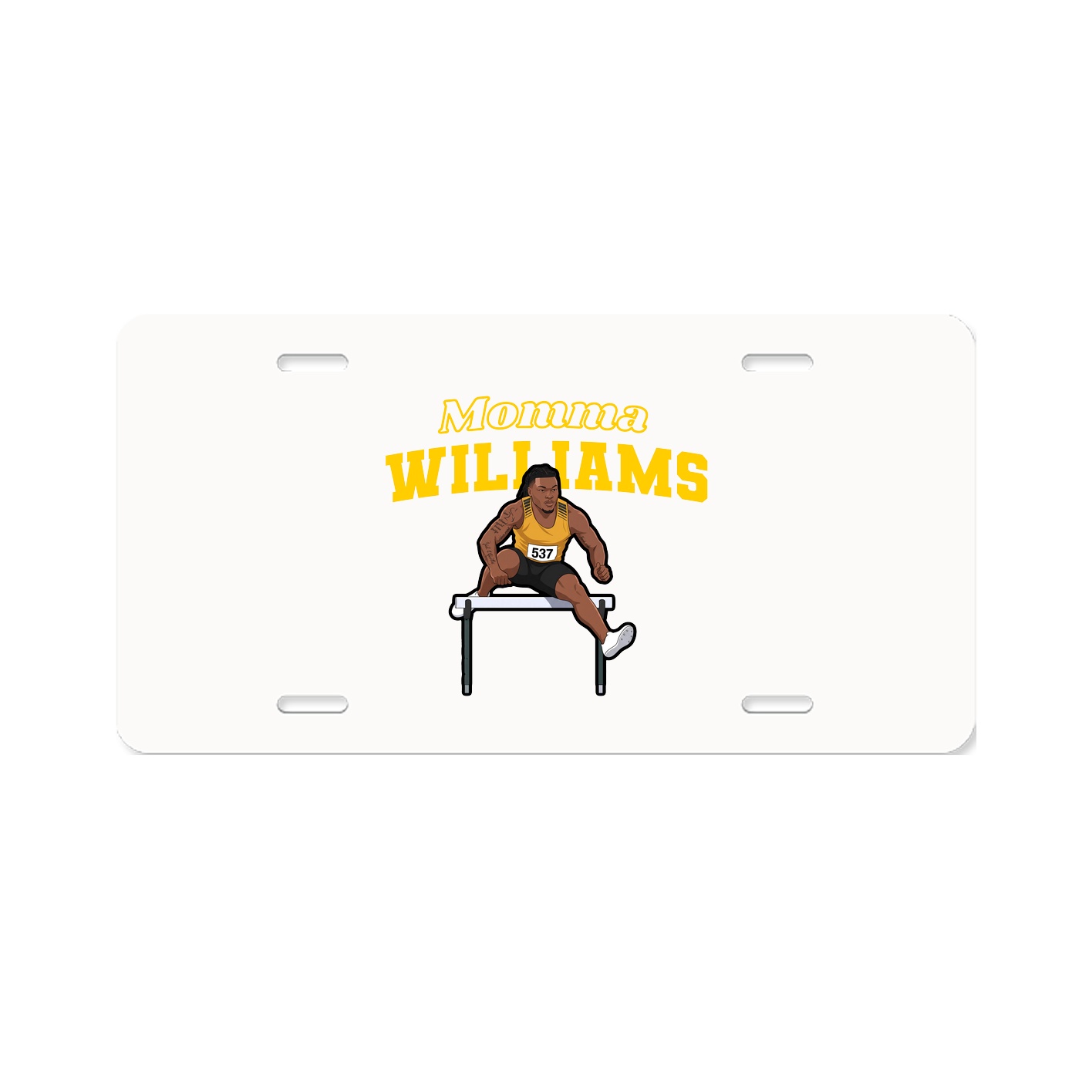 License Plate — Mothers Day Block in Classic