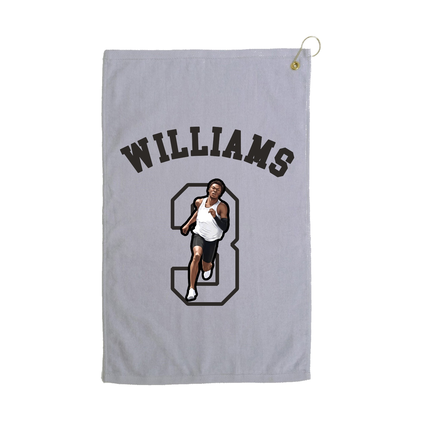 Golf Towel — Shirsey Arch in Grey