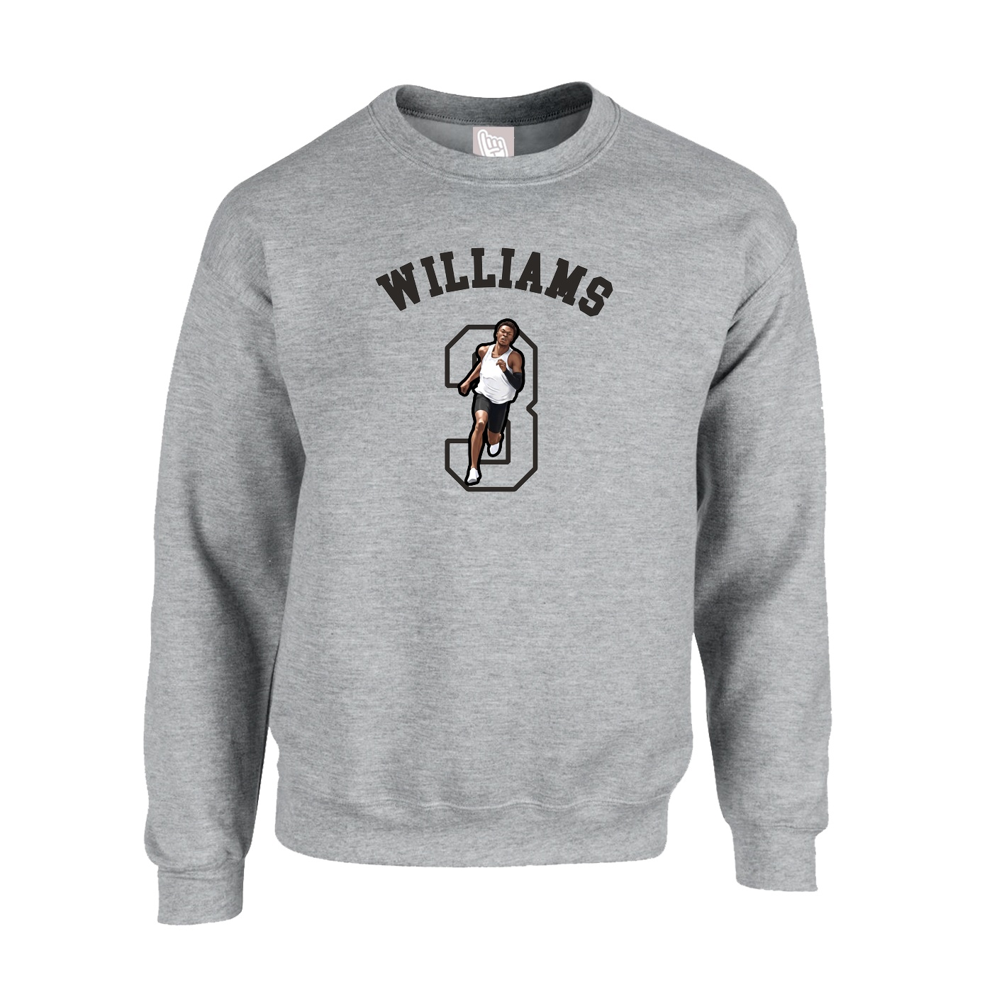 Fleece Crew — Shirsey Arch in Grey