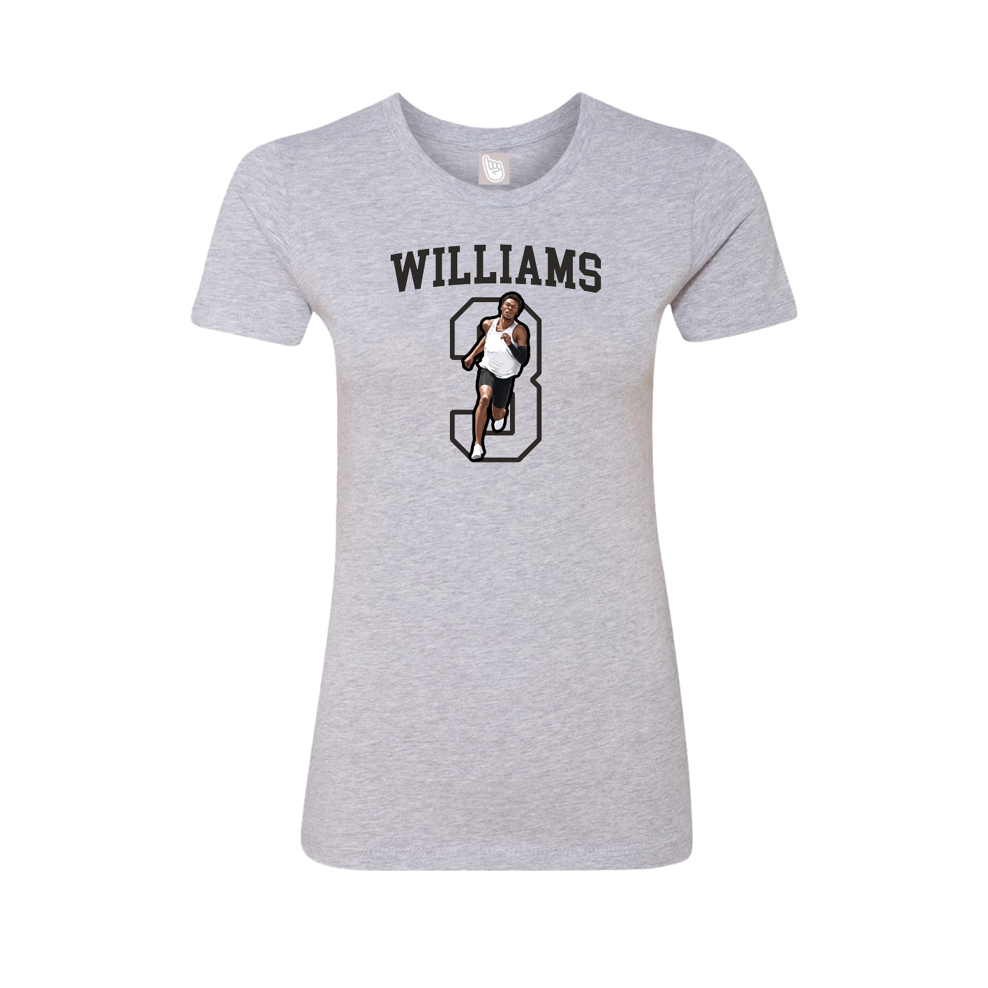 Fitted Women's Tee — Shirsey in Grey