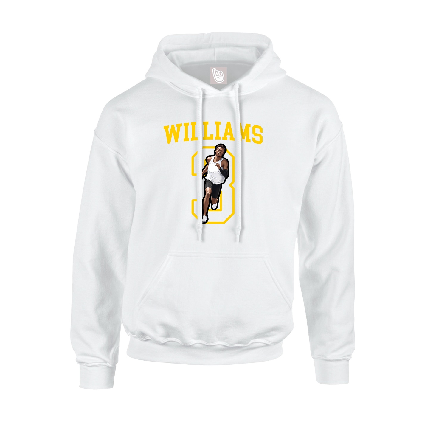 Hoodie — Shirsey in White