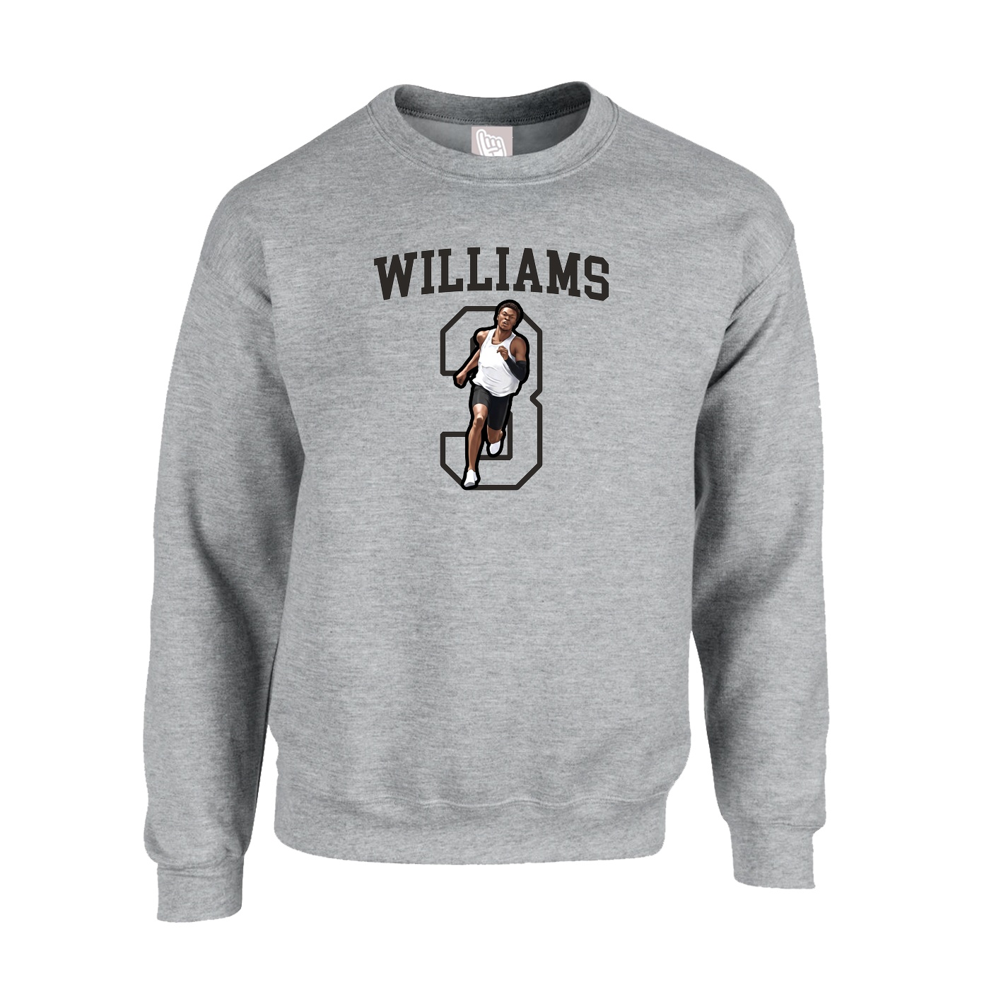 Fleece Crew — Shirsey in Grey