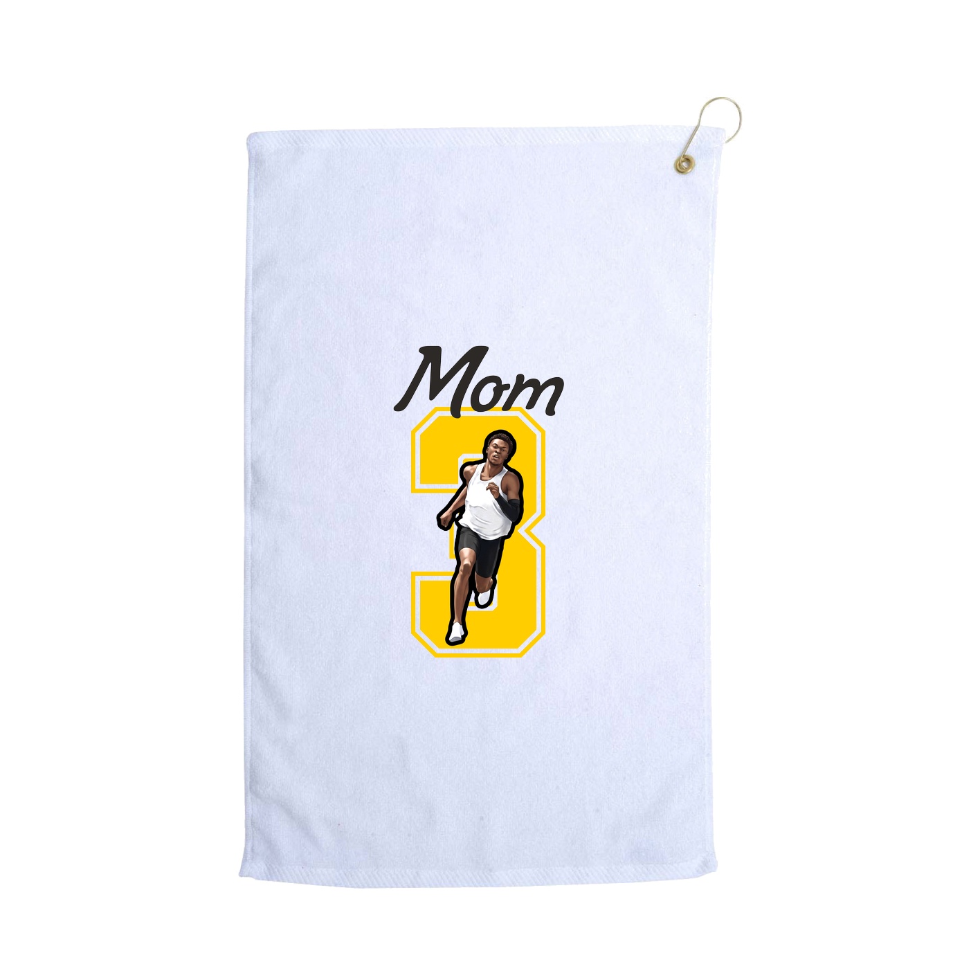 Golf Towel — Mothers Day Shirsey in White