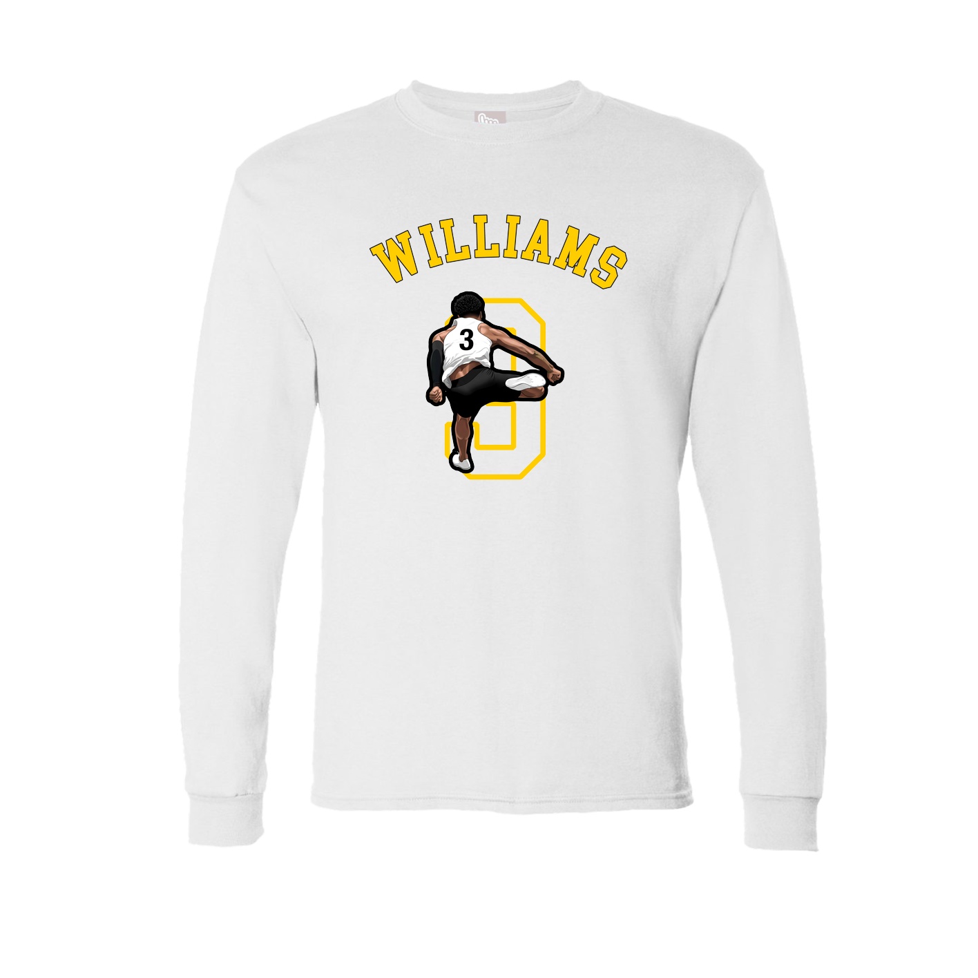 Long Sleeve Tee — Shirsey Arch in White
