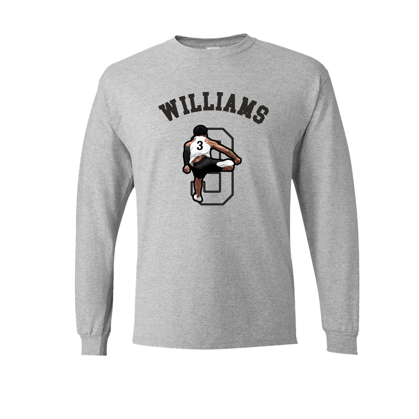 Long Sleeve Tee — Shirsey Arch in Grey