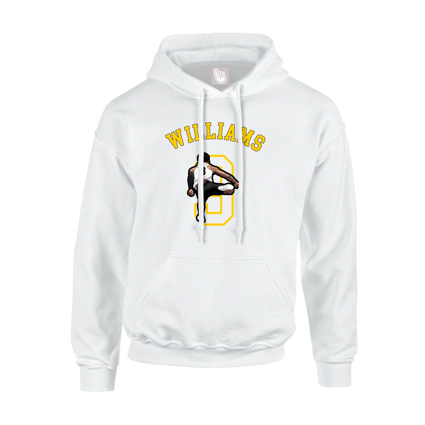 Hoodie — Shirsey Arch in White