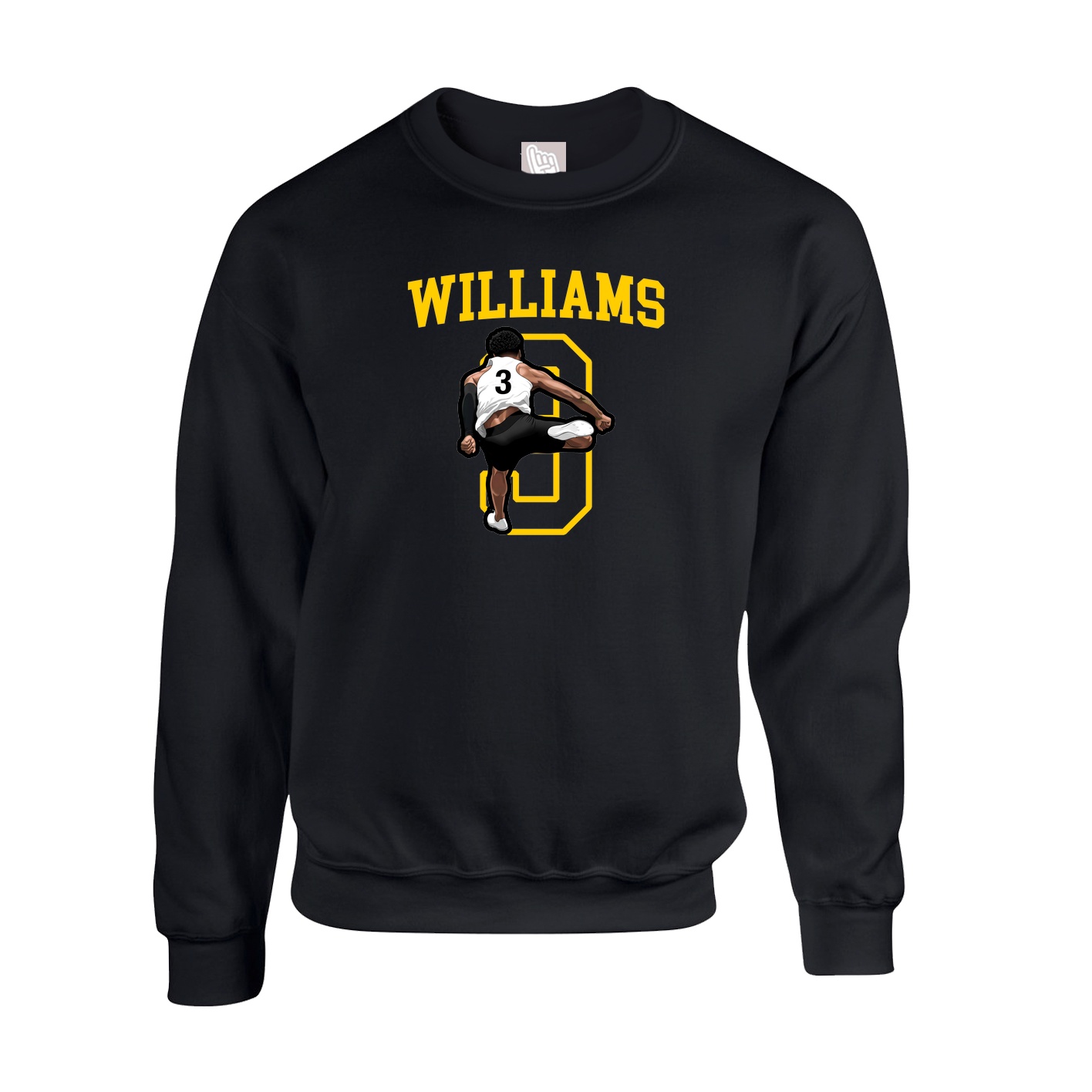 Fleece Crew — Shirsey in Black