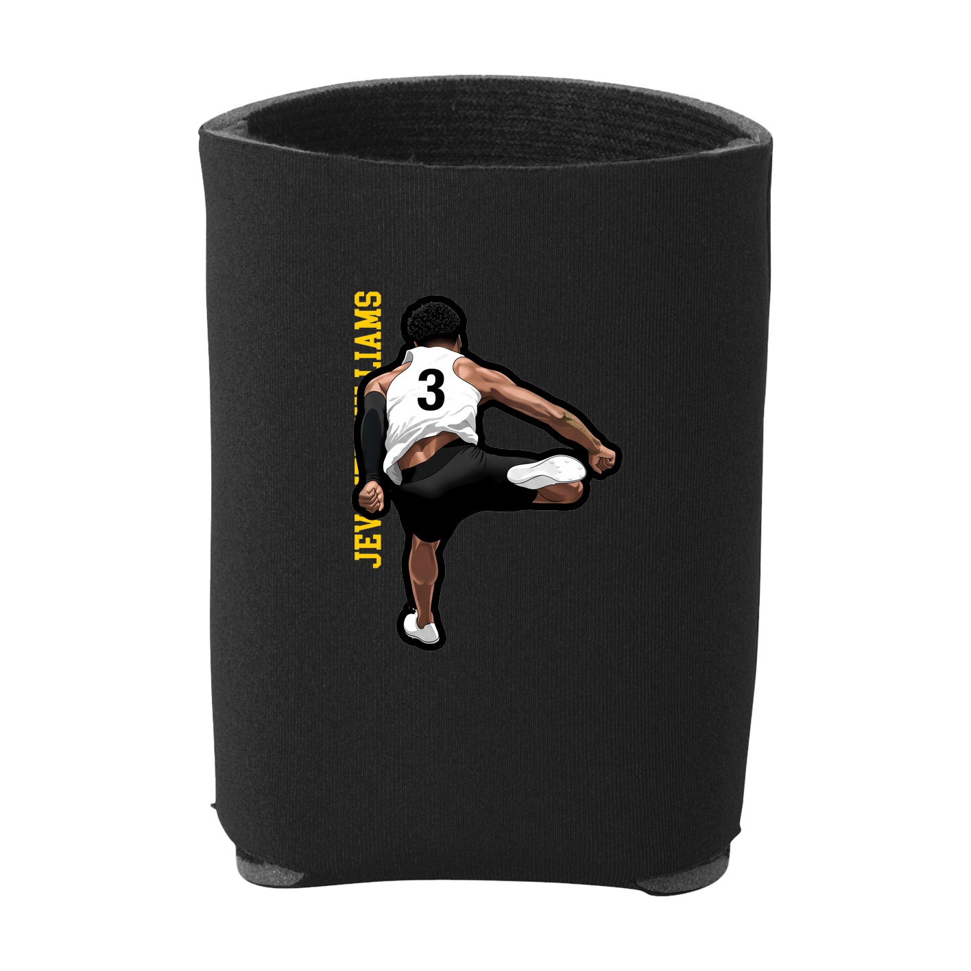 Can Holder — Name Vertical in Black