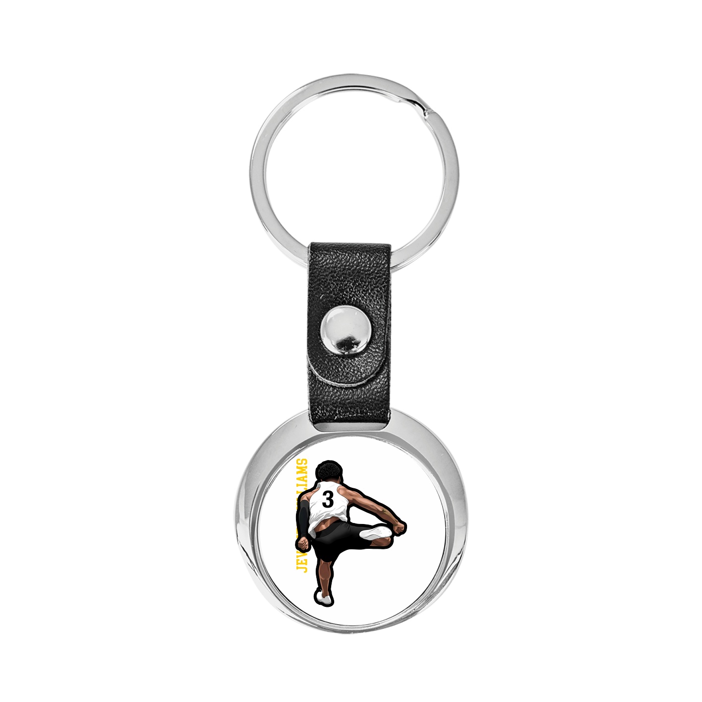 Key Chain — Name Vertical in Classic