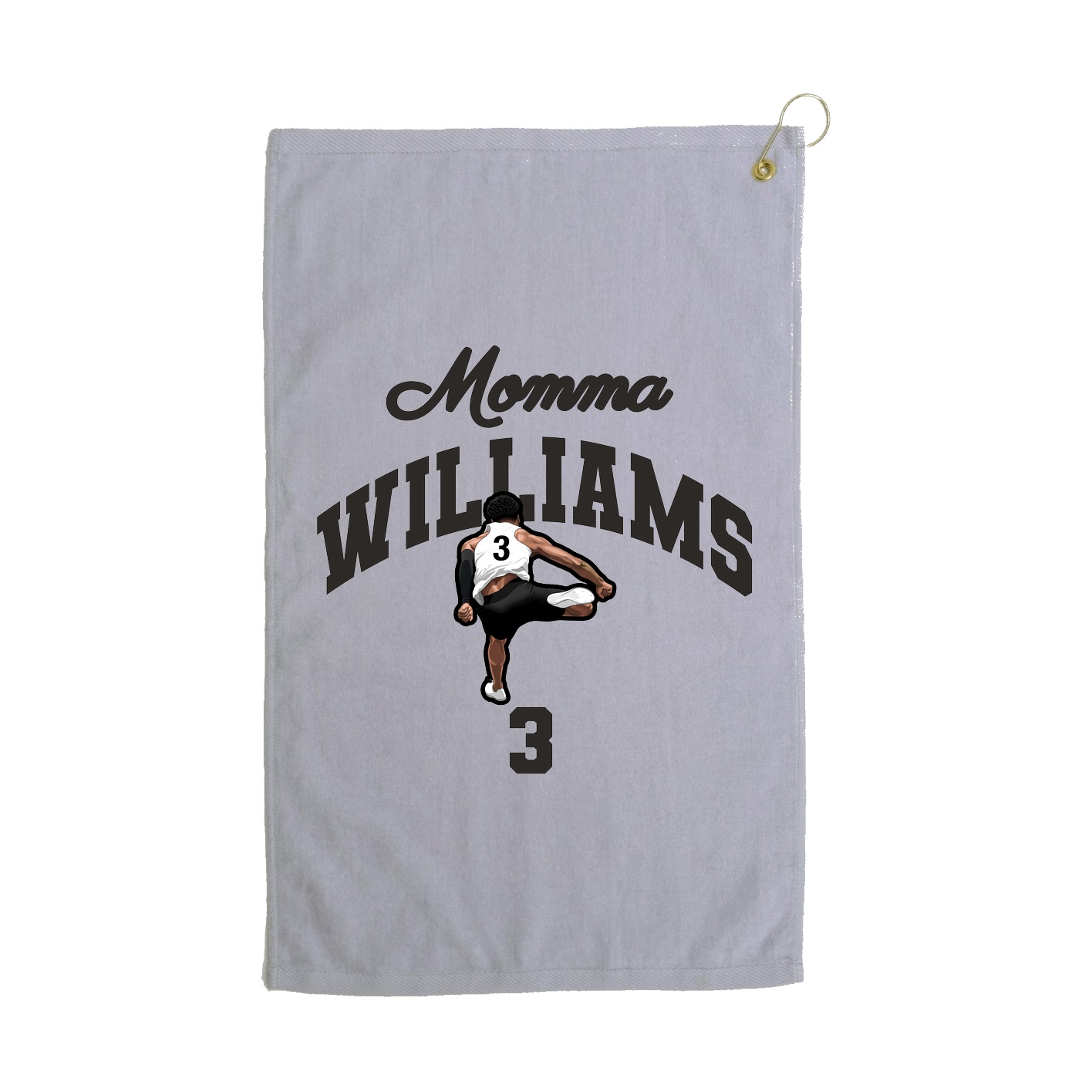 Golf Towel — Mothers Day Arch in Grey