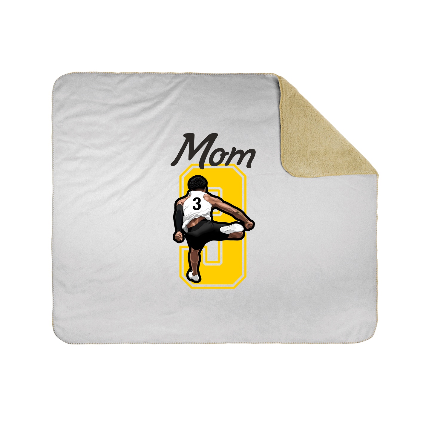 Throw Blanket — Mothers Day Shirsey in White