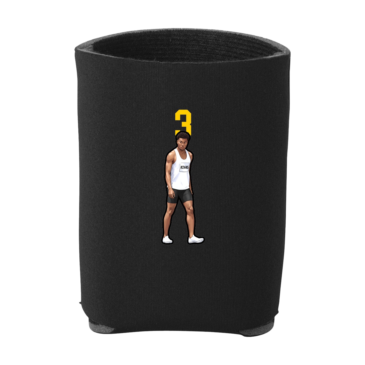 Can Holder — Number Top in Black