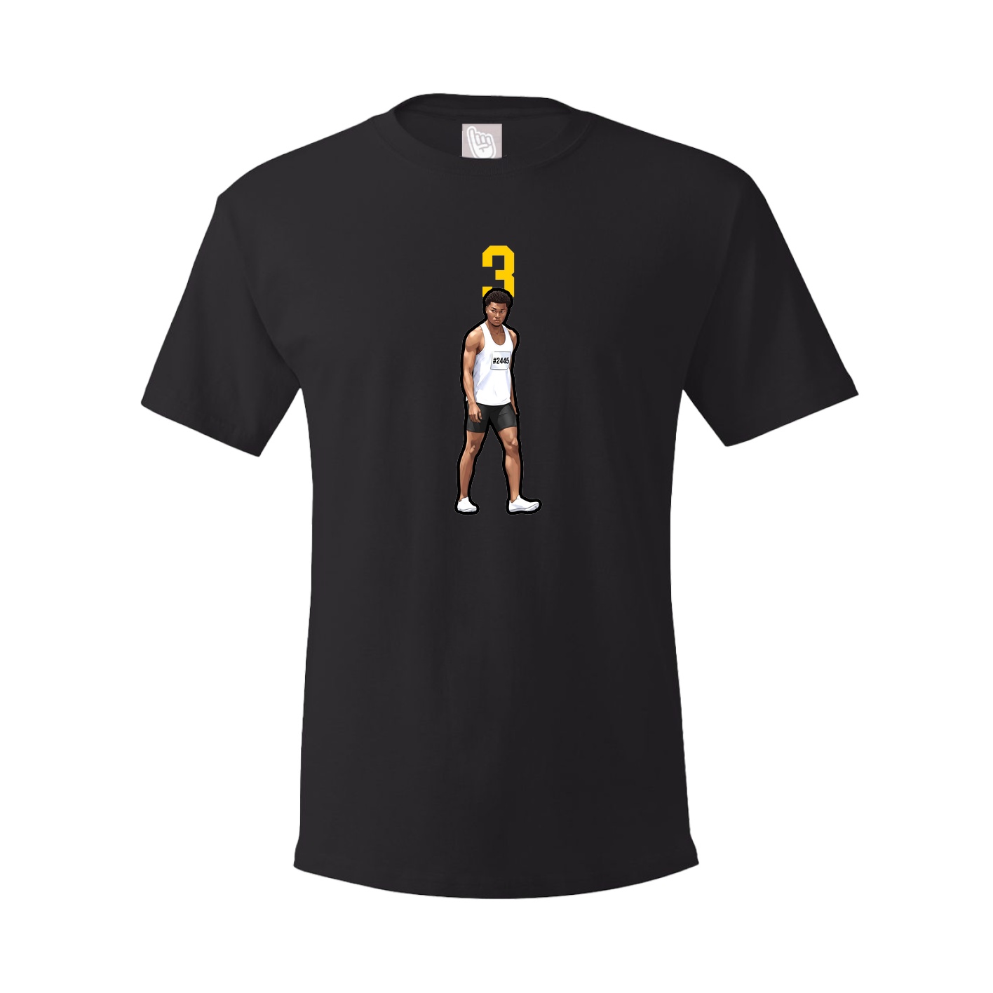 Tee — Number Top in Black