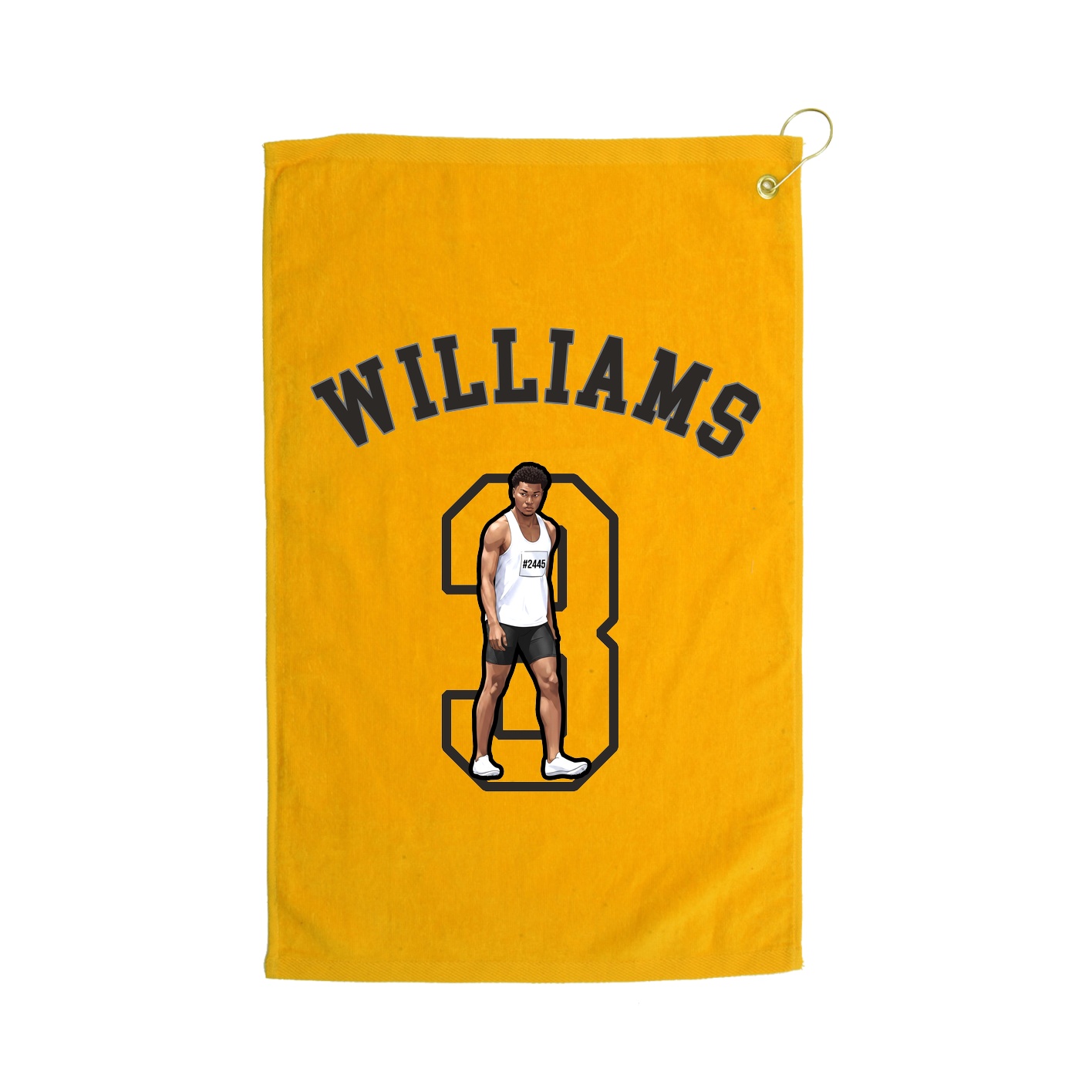 Golf Towel — Shirsey Arch in Gold
