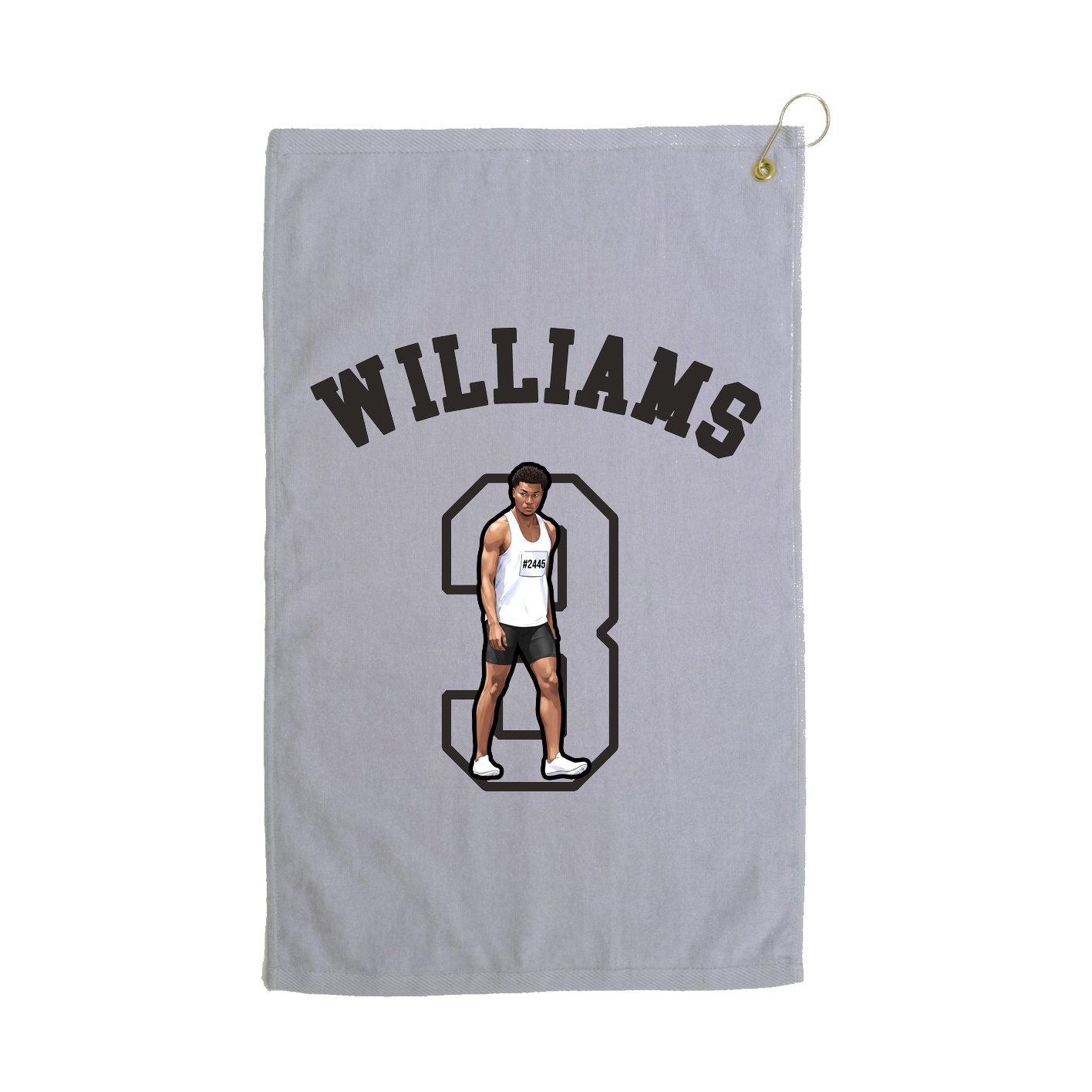 Golf Towel — Shirsey Arch in Grey