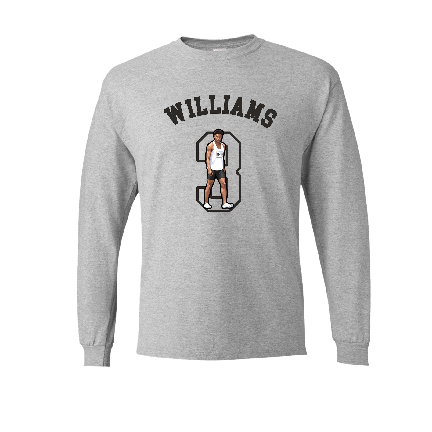 Long Sleeve Tee — Shirsey Arch in Grey