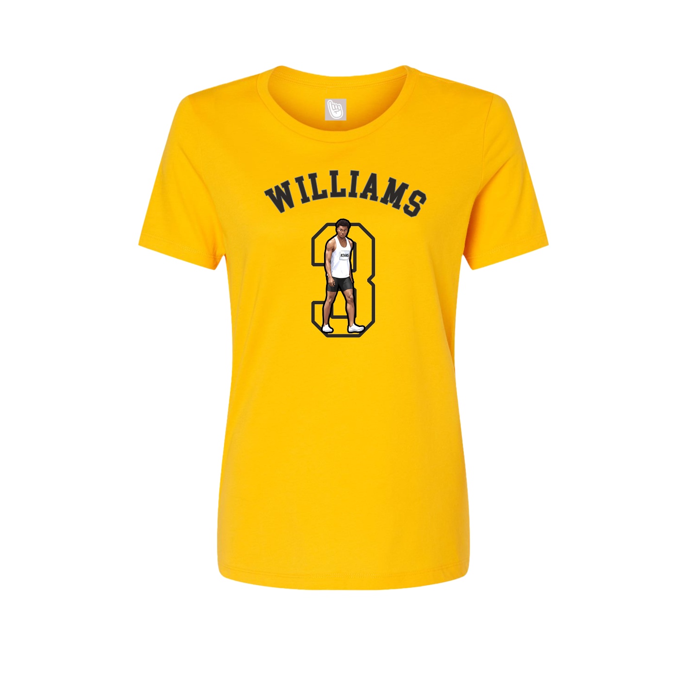 Womens Tee — Shirsey Arch in Gold
