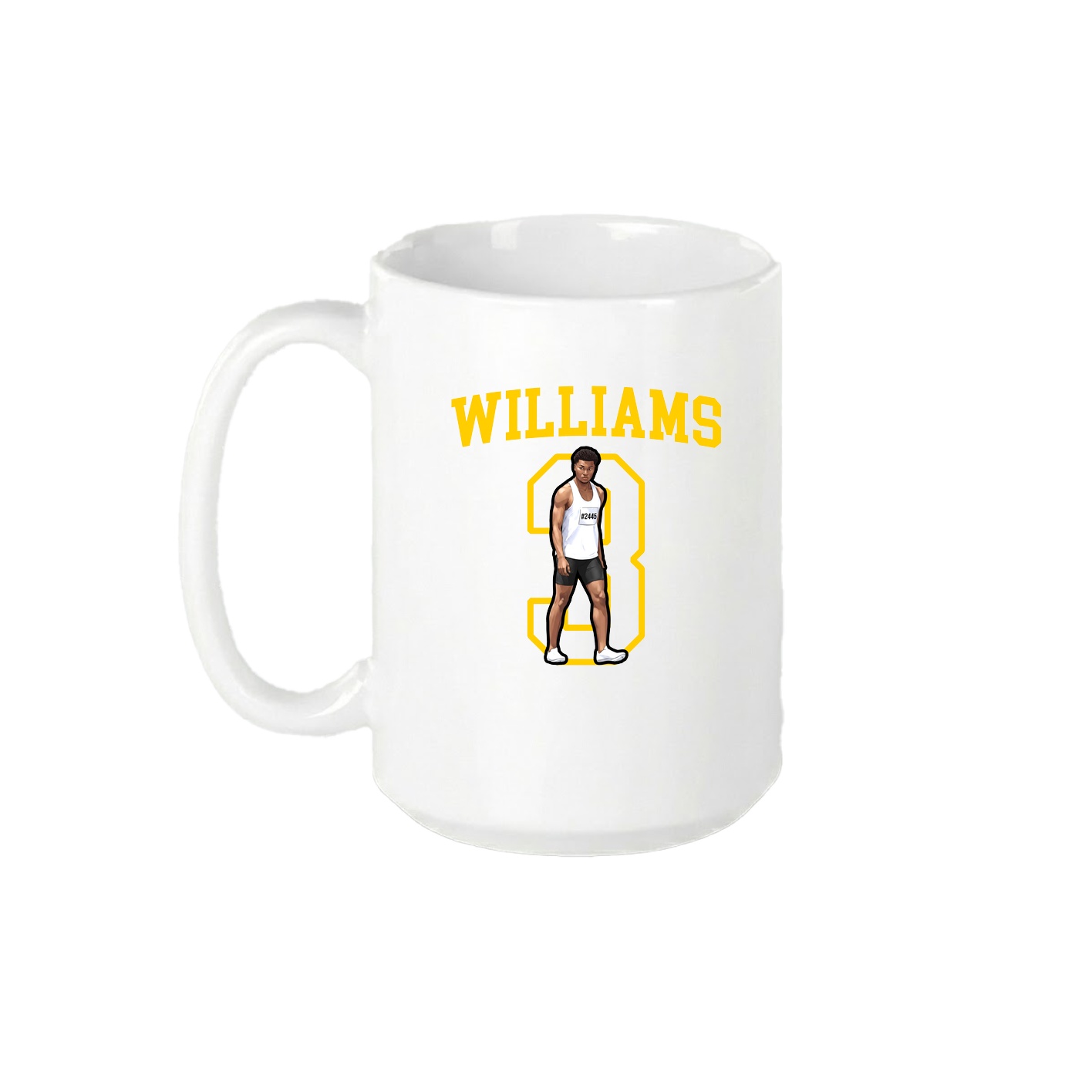 15oz Coffee Mug — Shirsey in White
