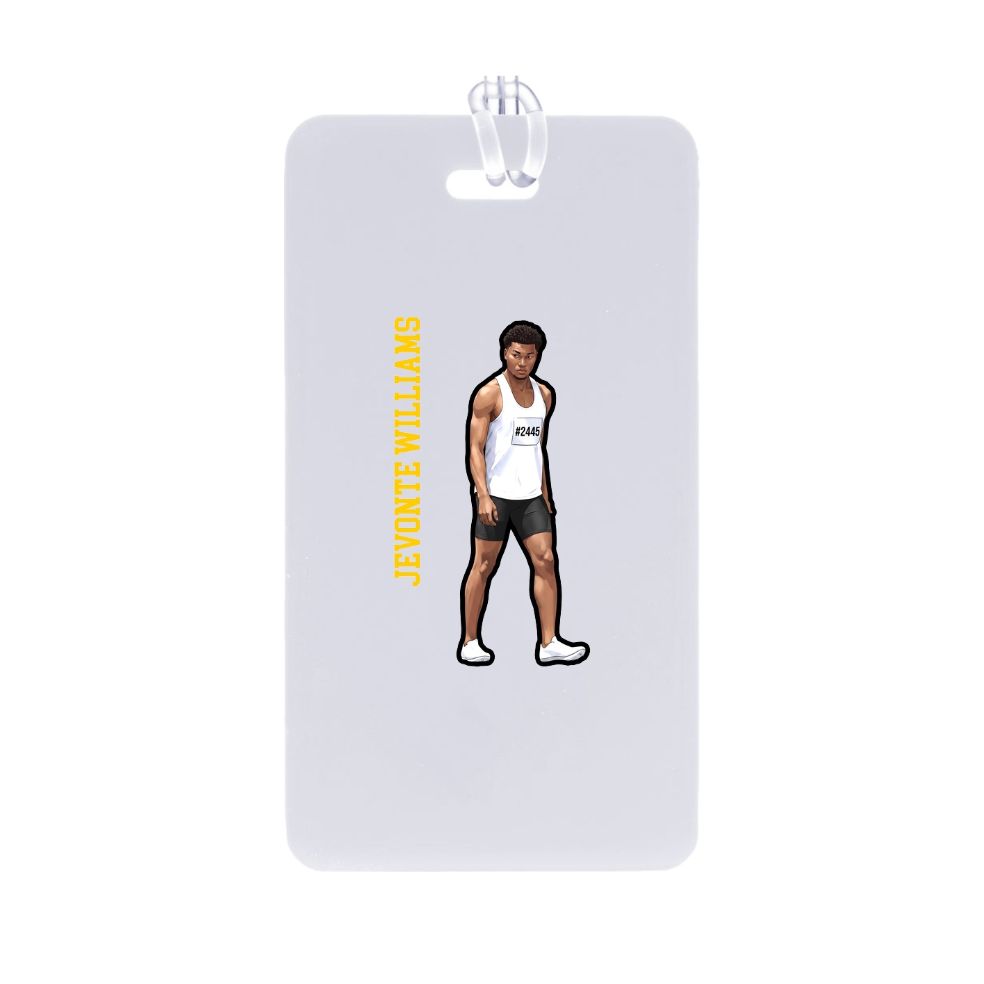 Bag Tag — Name Vertical in Classic