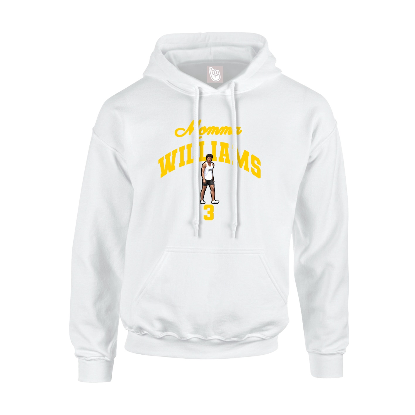 Hoodie — Mothers Day Arch in White