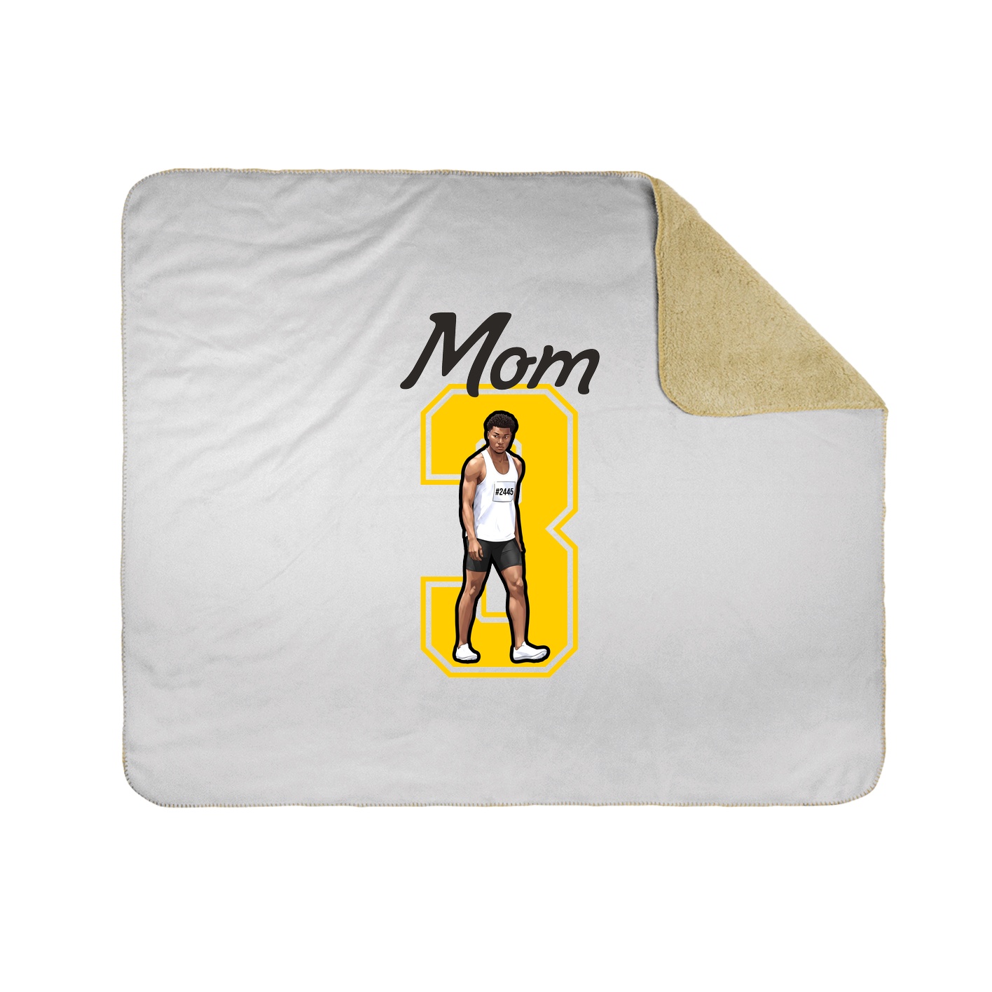 Throw Blanket — Mothers Day Shirsey in White