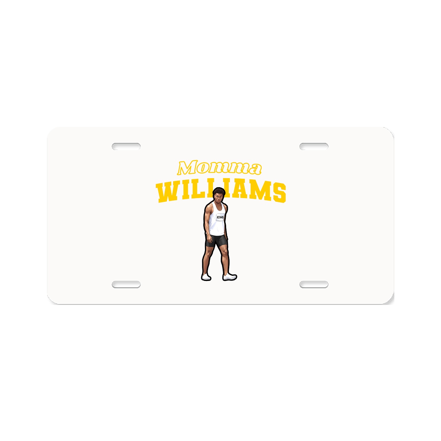 License Plate — Mothers Day Block in Classic