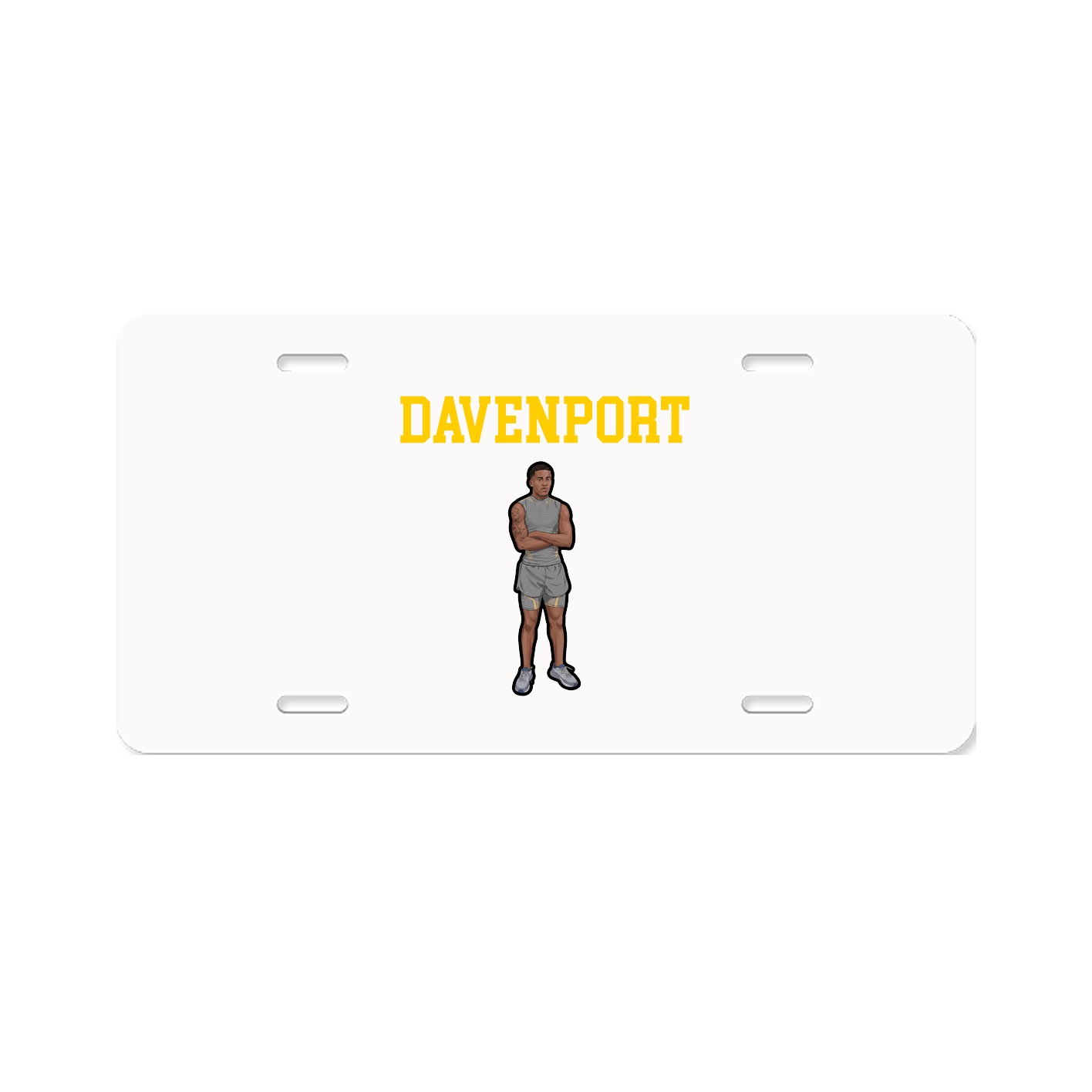 License Plate — Shirsey in Classic