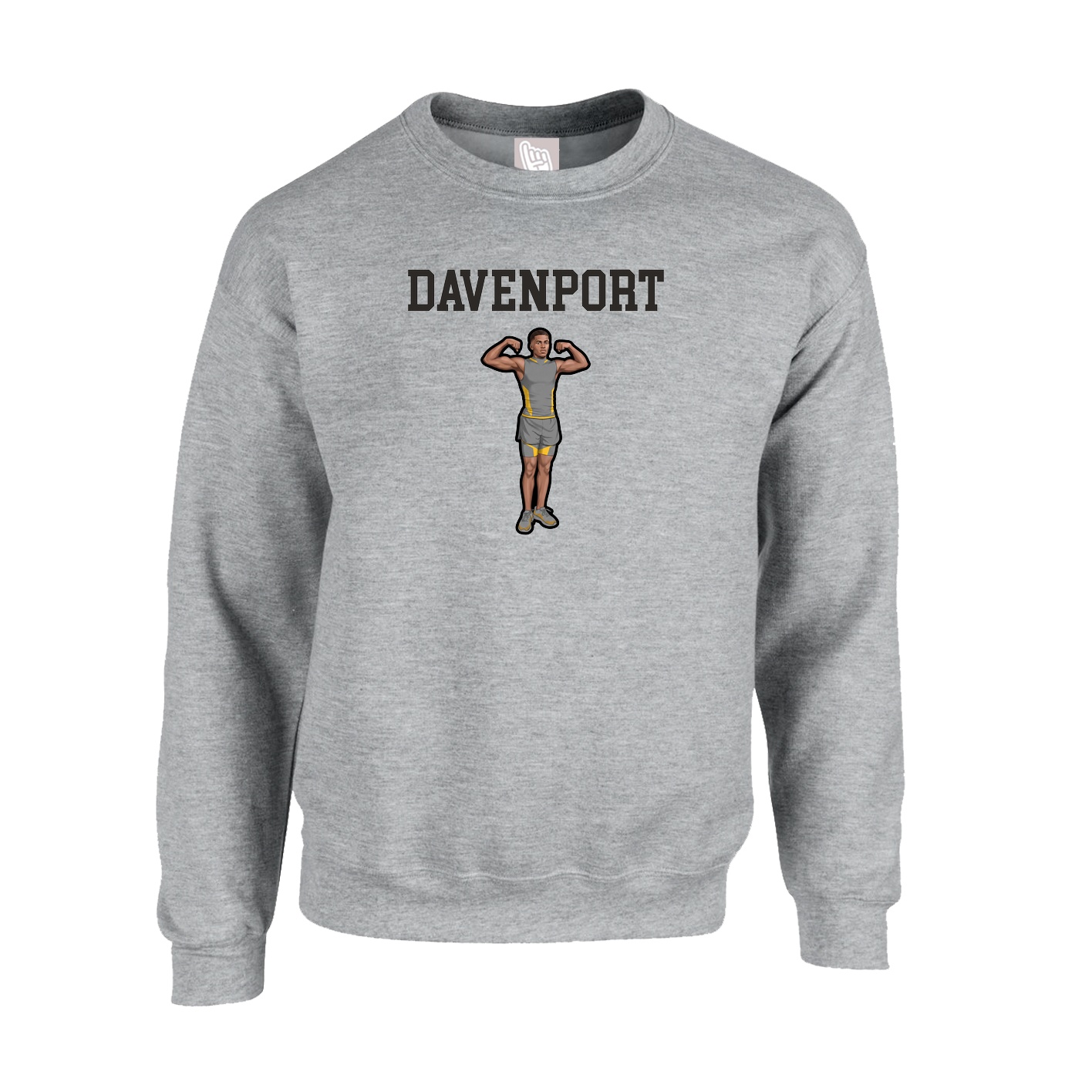 Fleece Crew — Shirsey in Grey