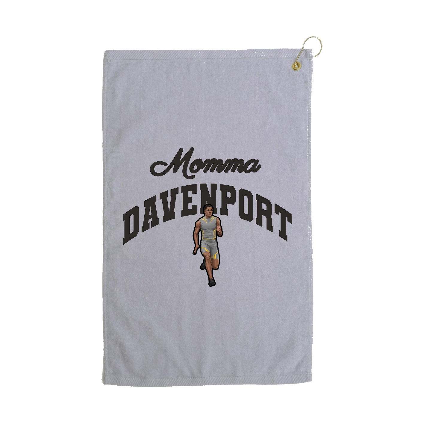 Golf Towel — Mothers Day Arch in Grey