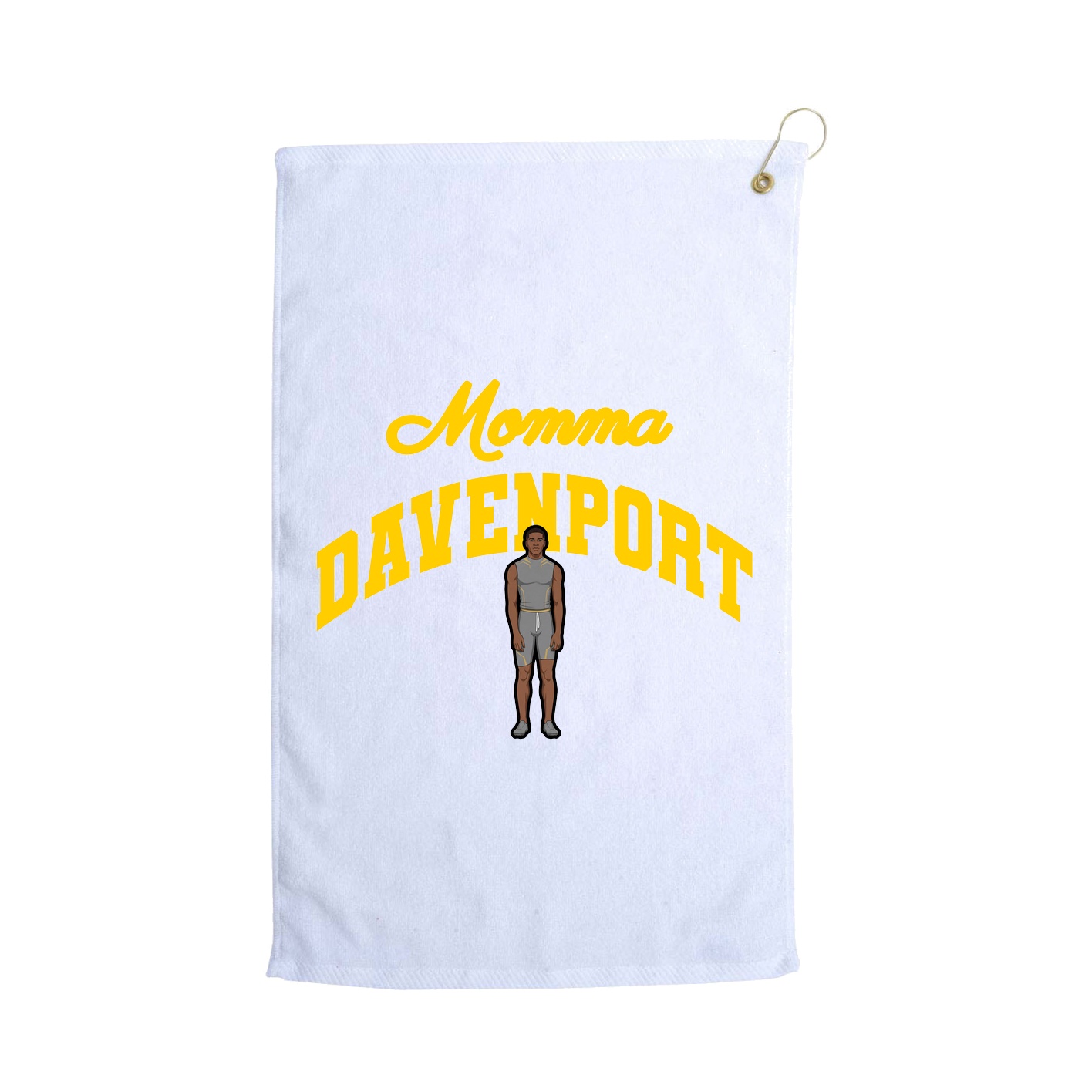 Golf Towel — Mothers Day Arch in White