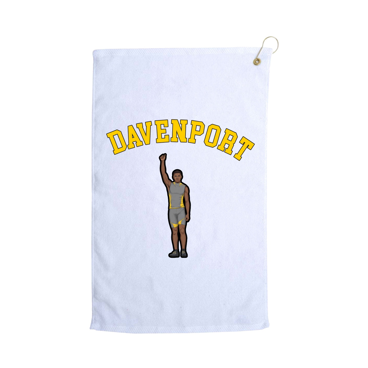 Golf Towel — Shirsey Arch in White