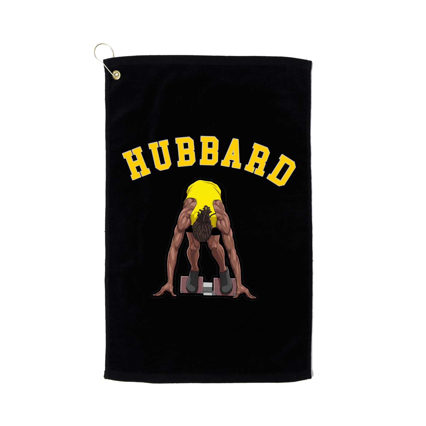 Golf Towel — Shirsey Arch in Black