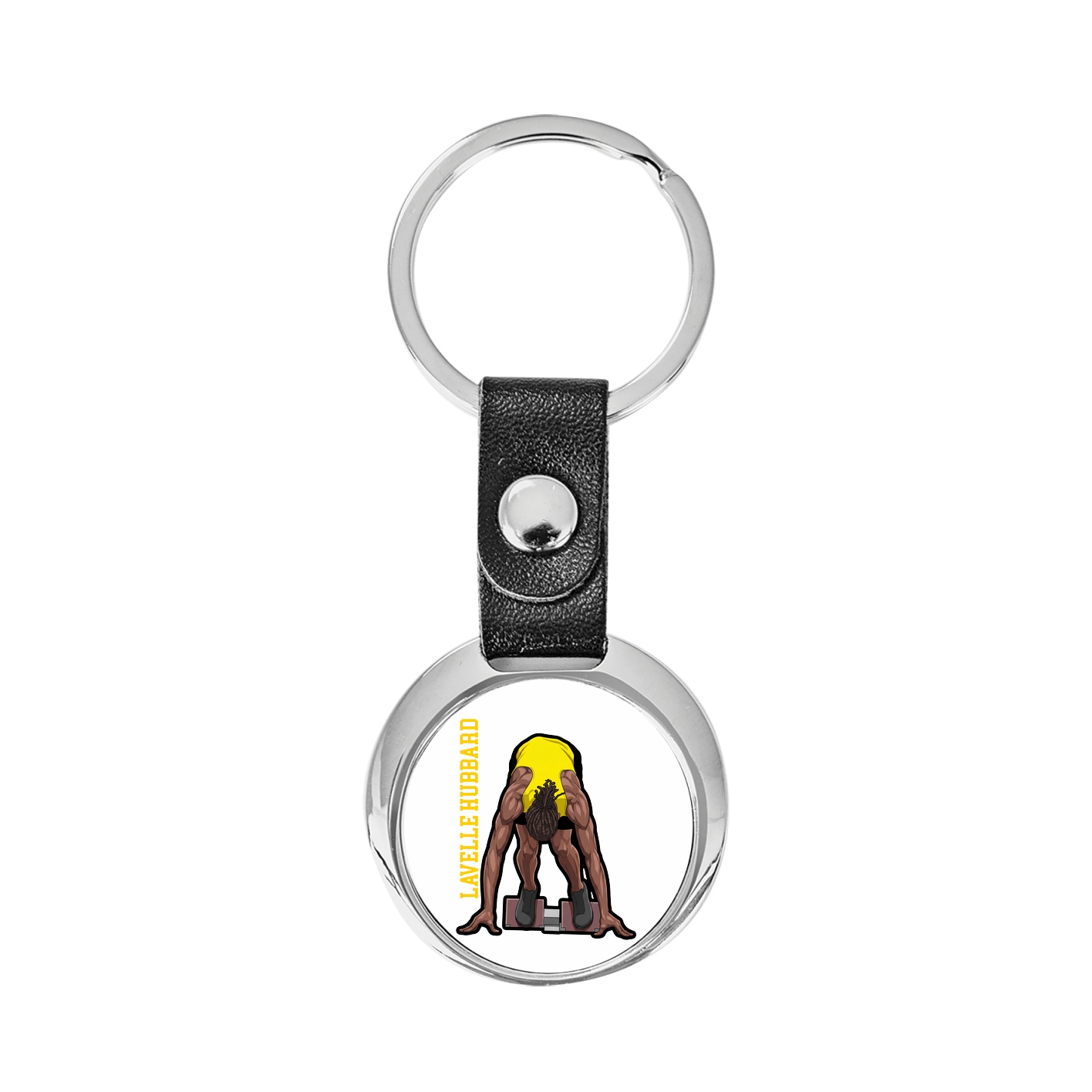 Key Chain — Name Vertical in Classic