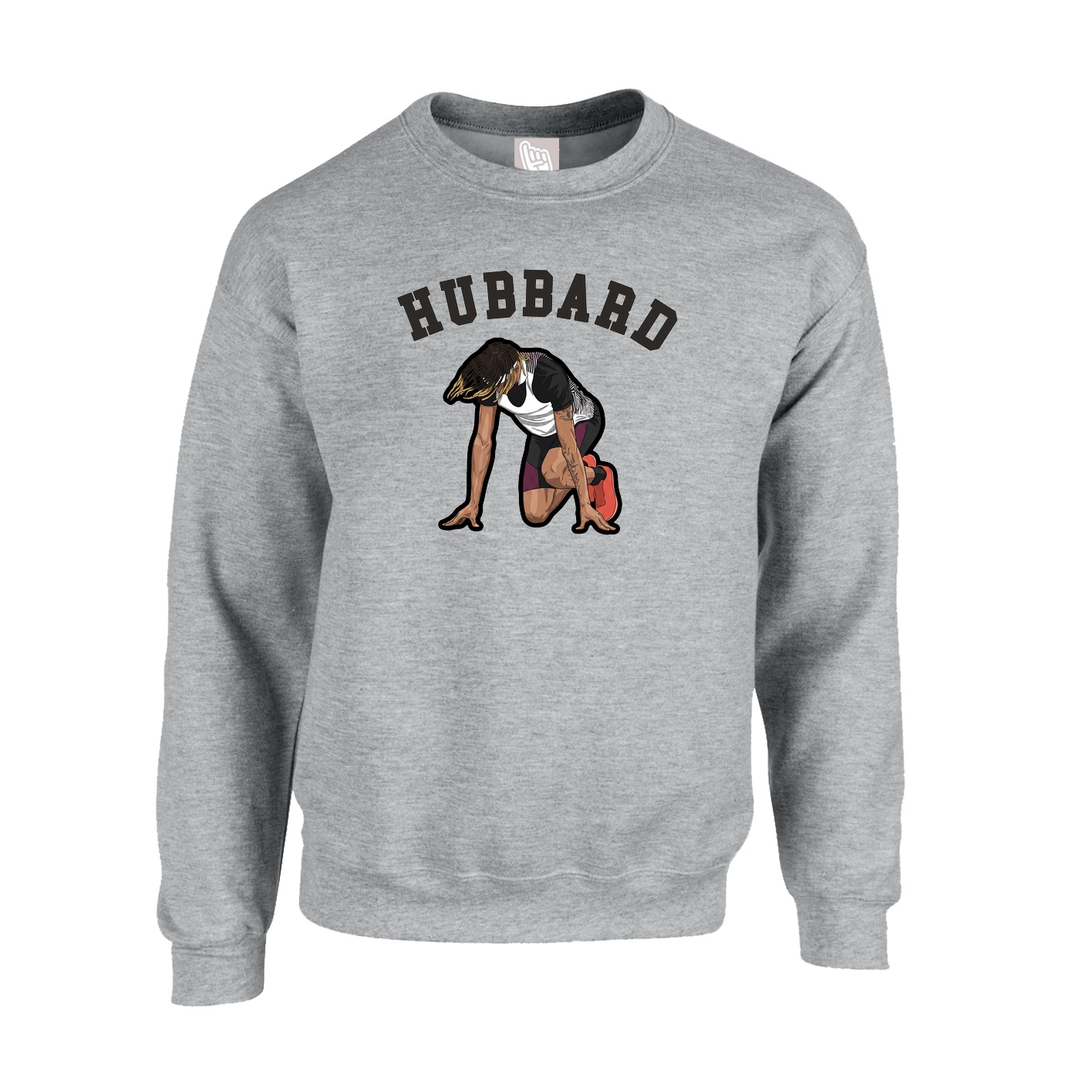 Fleece Crew — Shirsey Arch in Grey