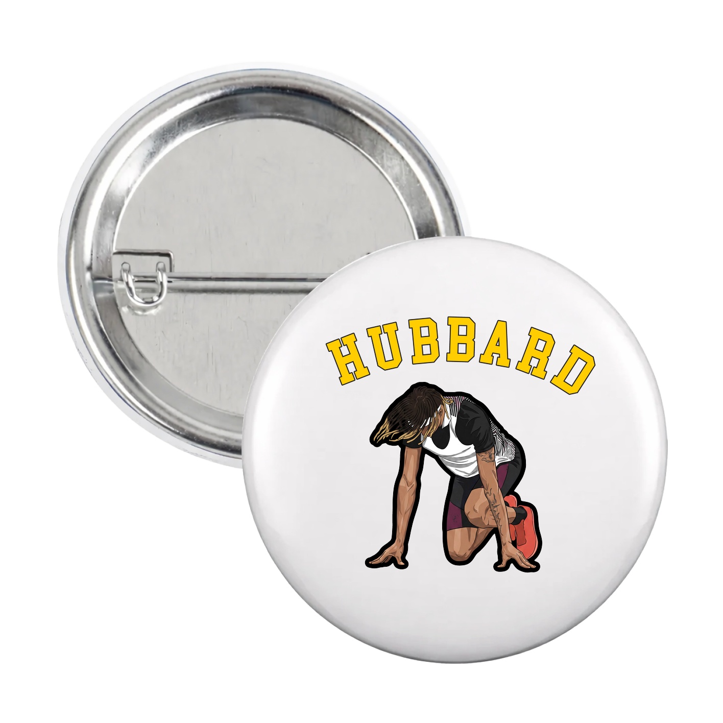 Game Day Button — Shirsey Arch in White