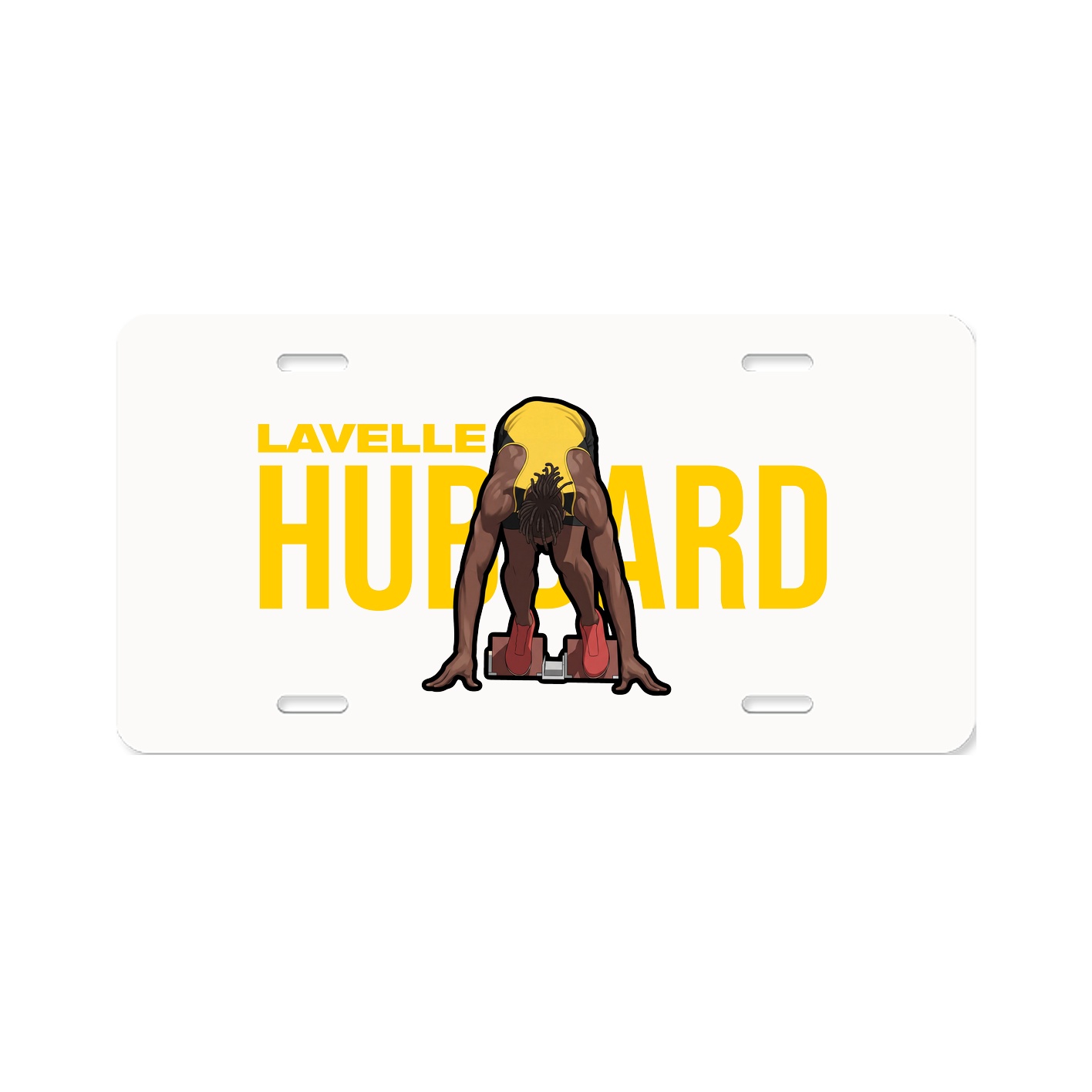 License Plate — Player Name in Classic
