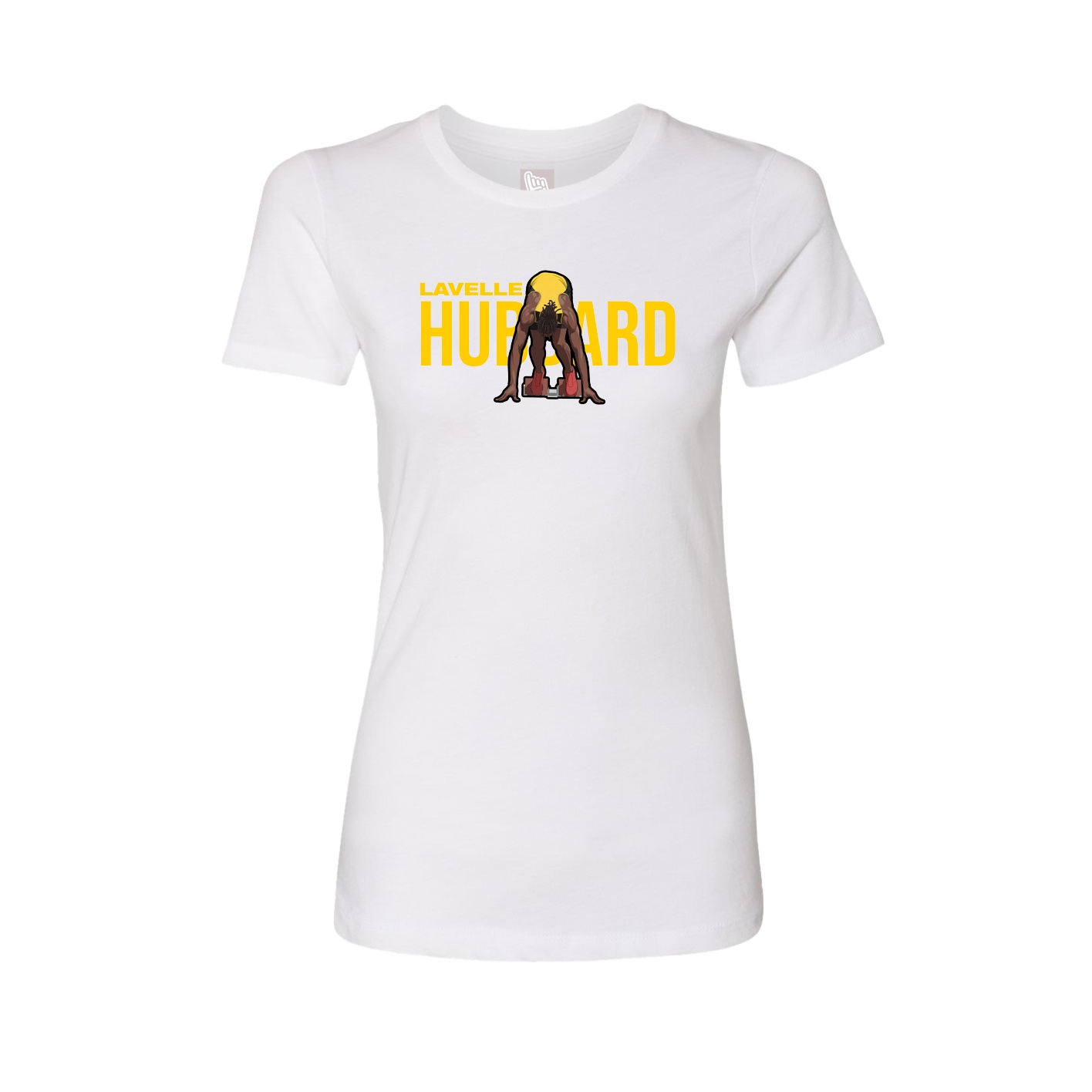 Womens Tee — Player Name in White