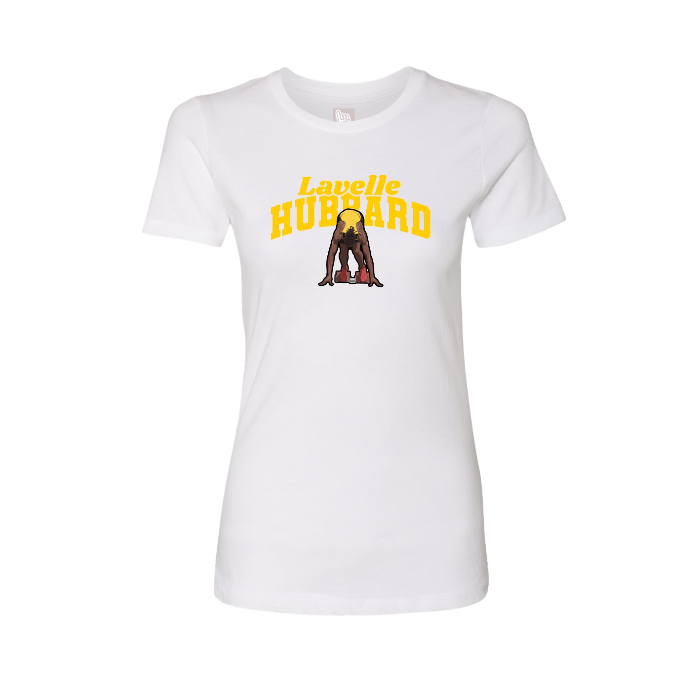 Womens Tee — Signature Arch in White