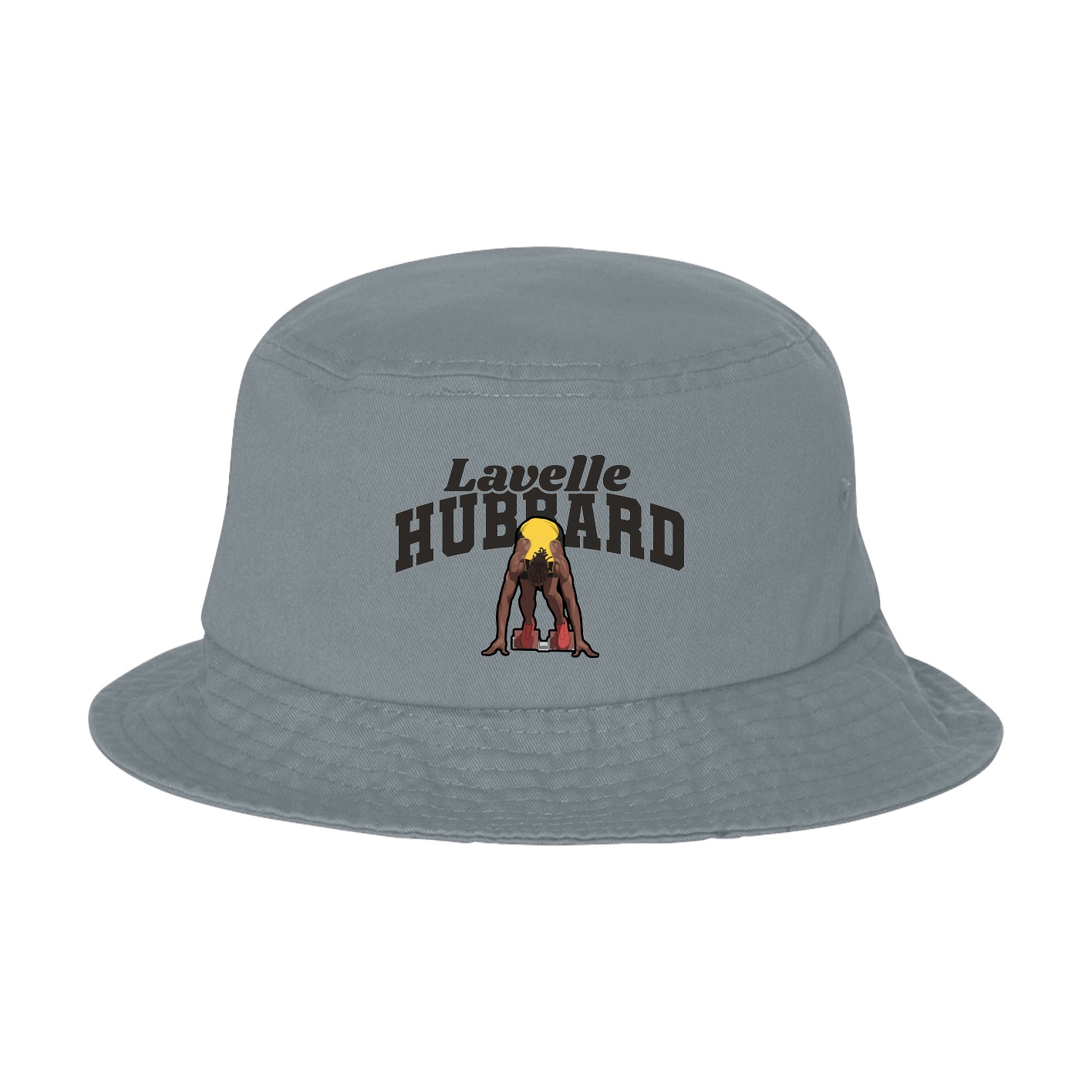 Bucket Cap — Signature Arch in Grey