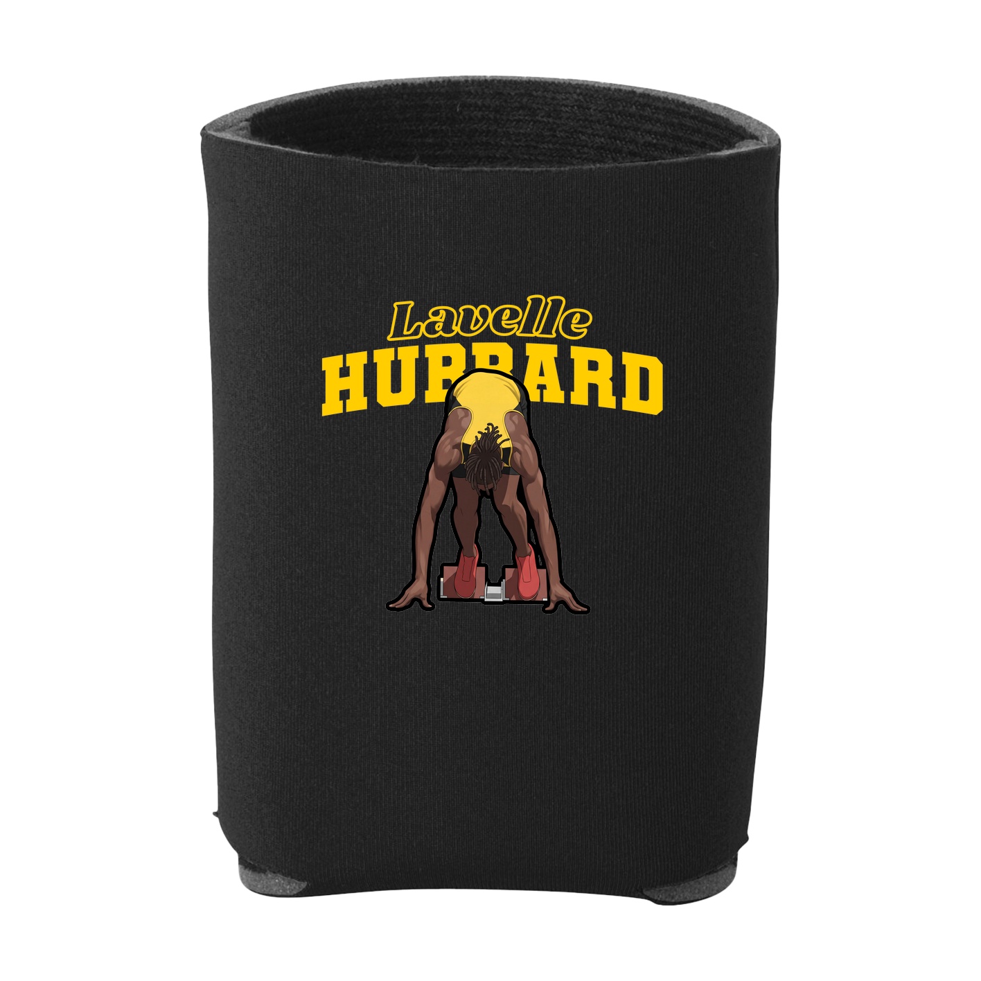 Can Holder — Name Arch in Black