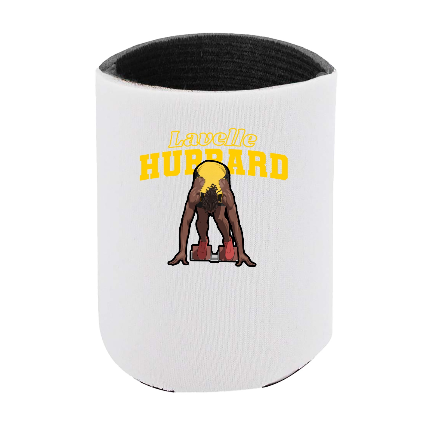 Can Holder — Name Arch in White