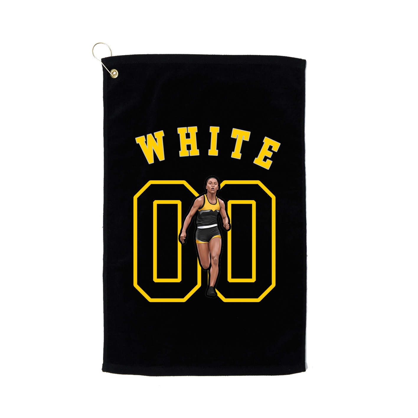 Golf Towel — Shirsey Arch in Black