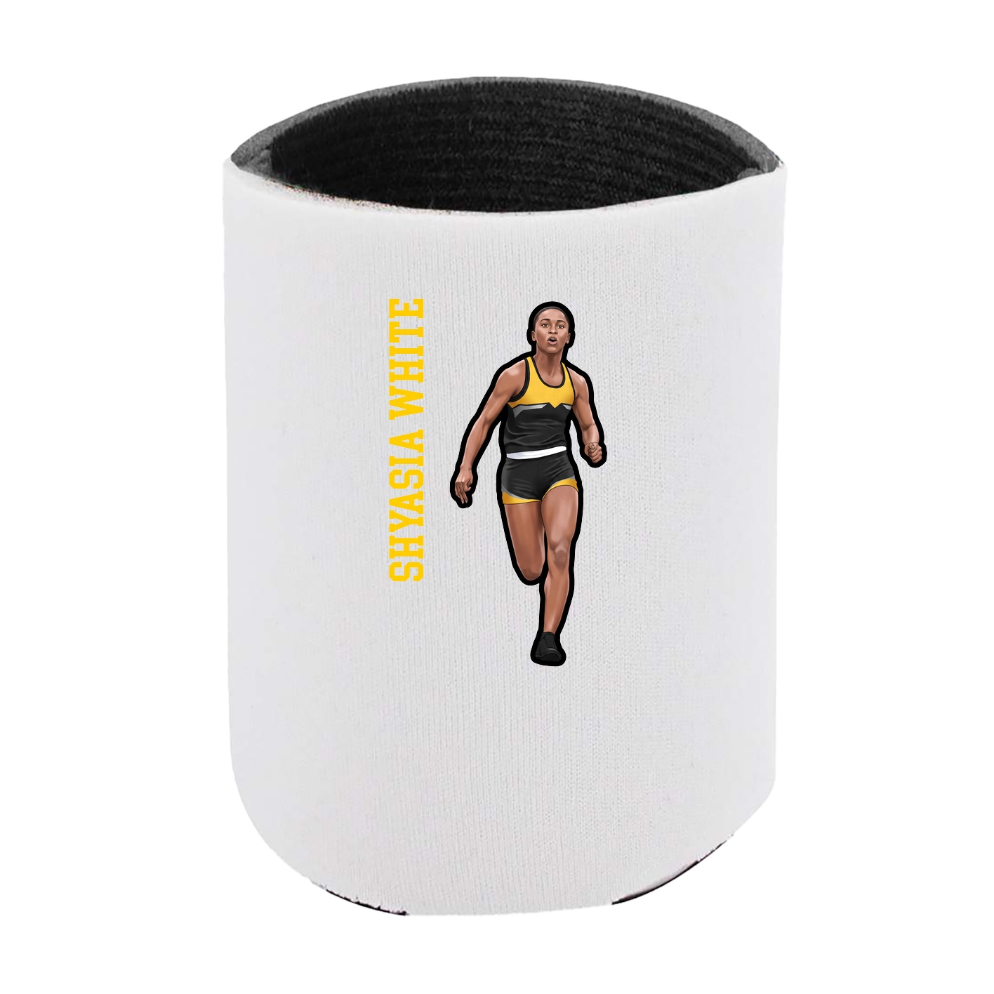 Can Holder — Name Vertical in White