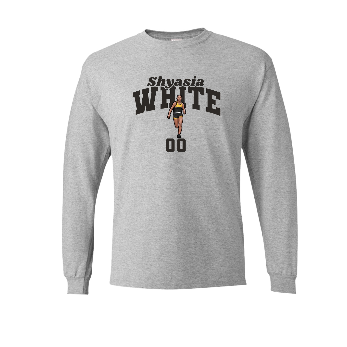Long Sleeve Tee — Signature Arch in Grey