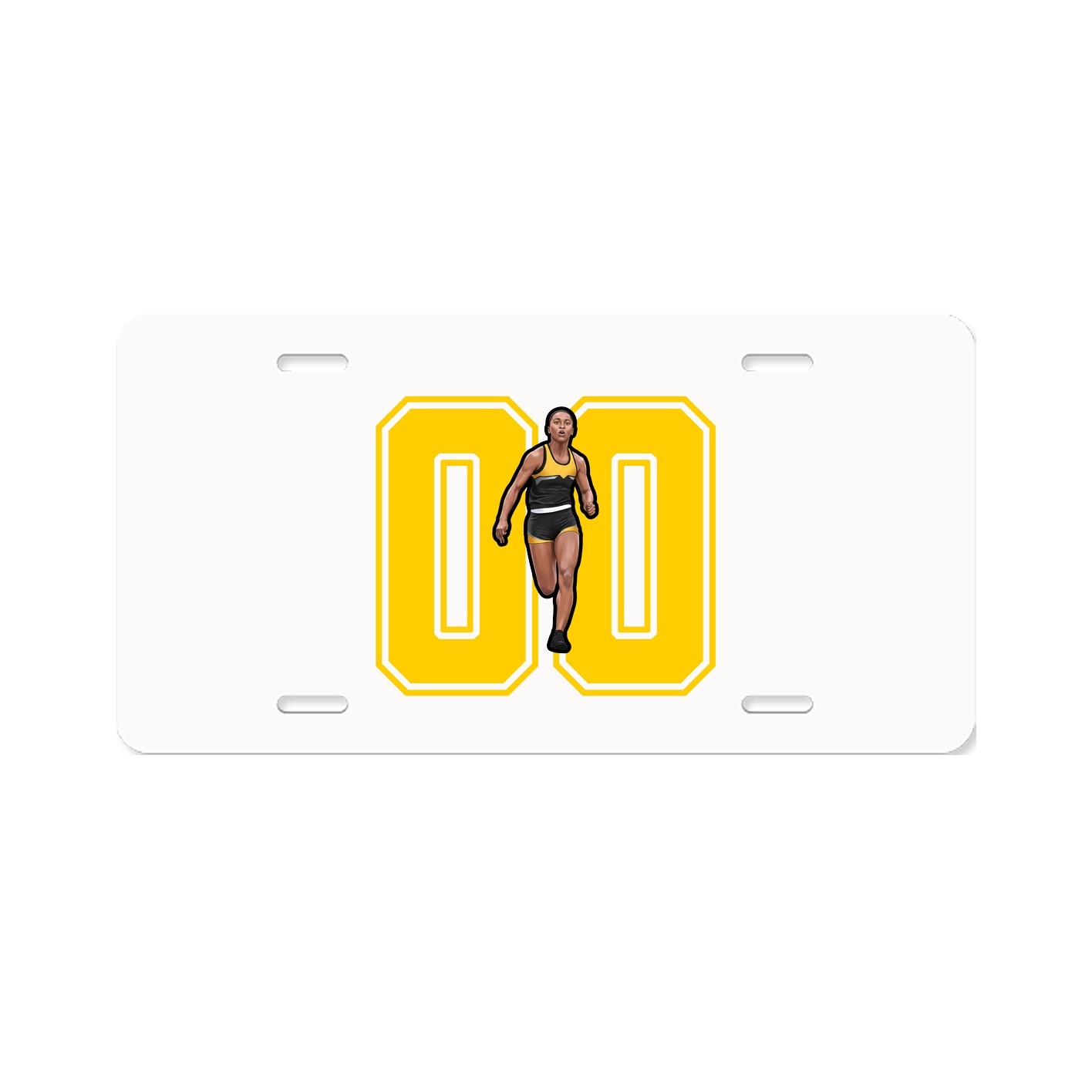 License Plate — Number in Classic