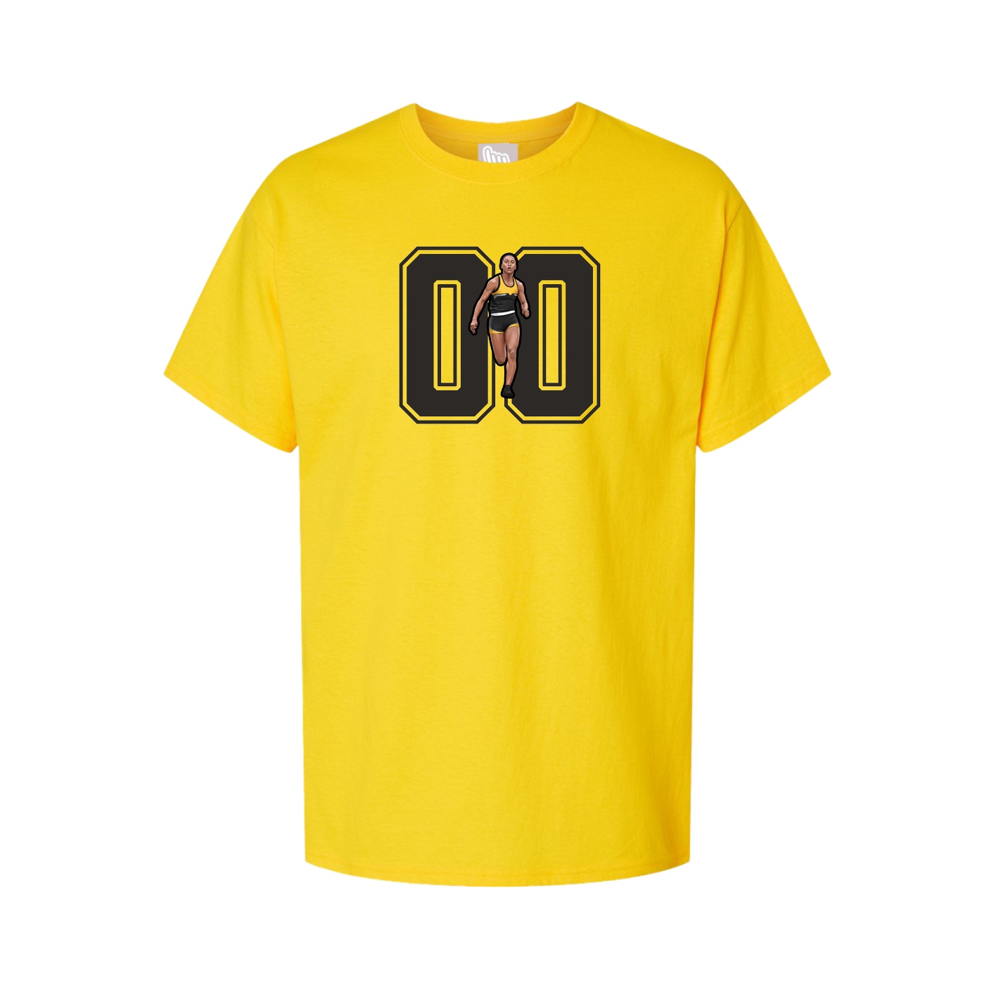 Youth Tee — Number in Gold