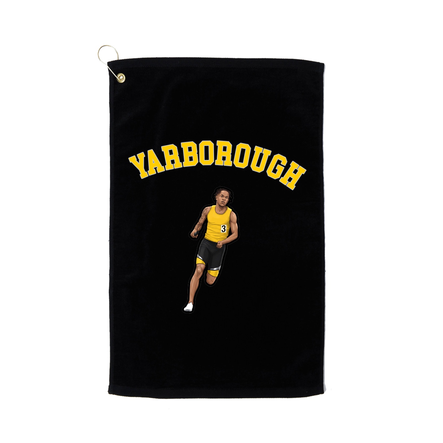 Golf Towel — Shirsey Arch in Black